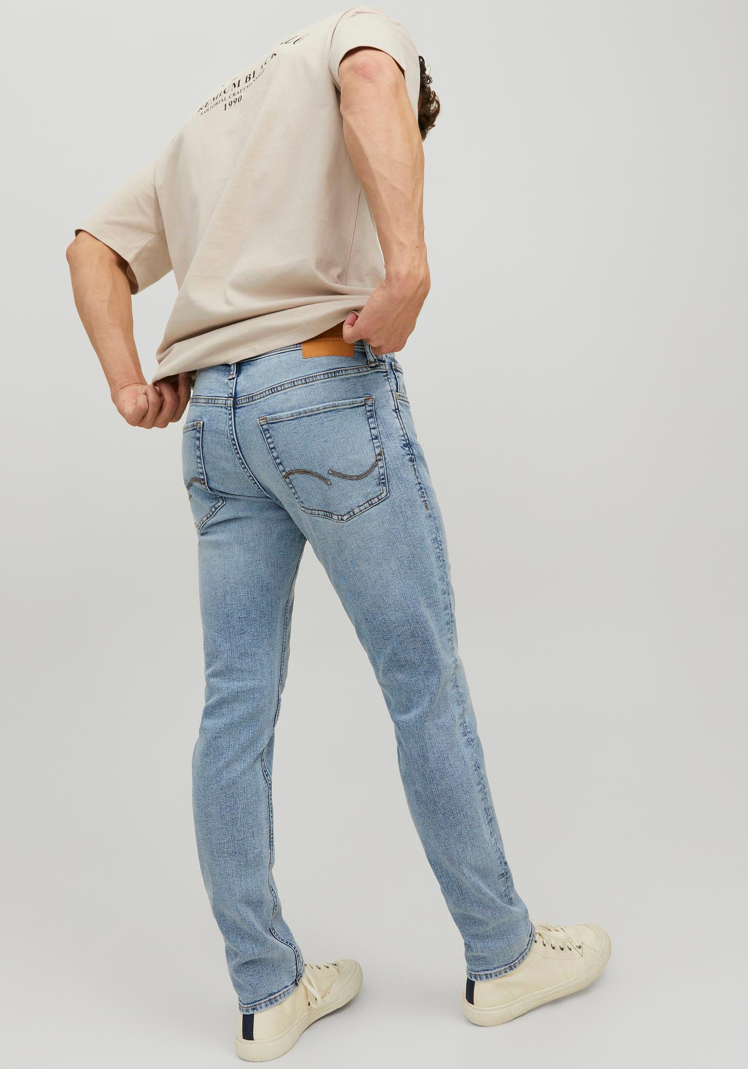 Jack & Jones Slim-fit-Jeans »JJ JJIGLENN JJORIGINAL«