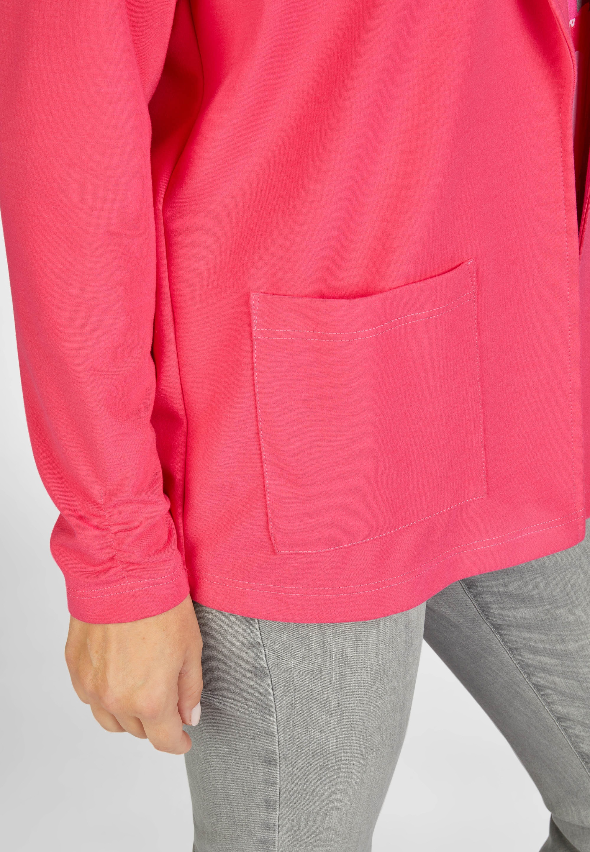 Rabe Jackenblazer mit seitlichen Ärmelraffungen