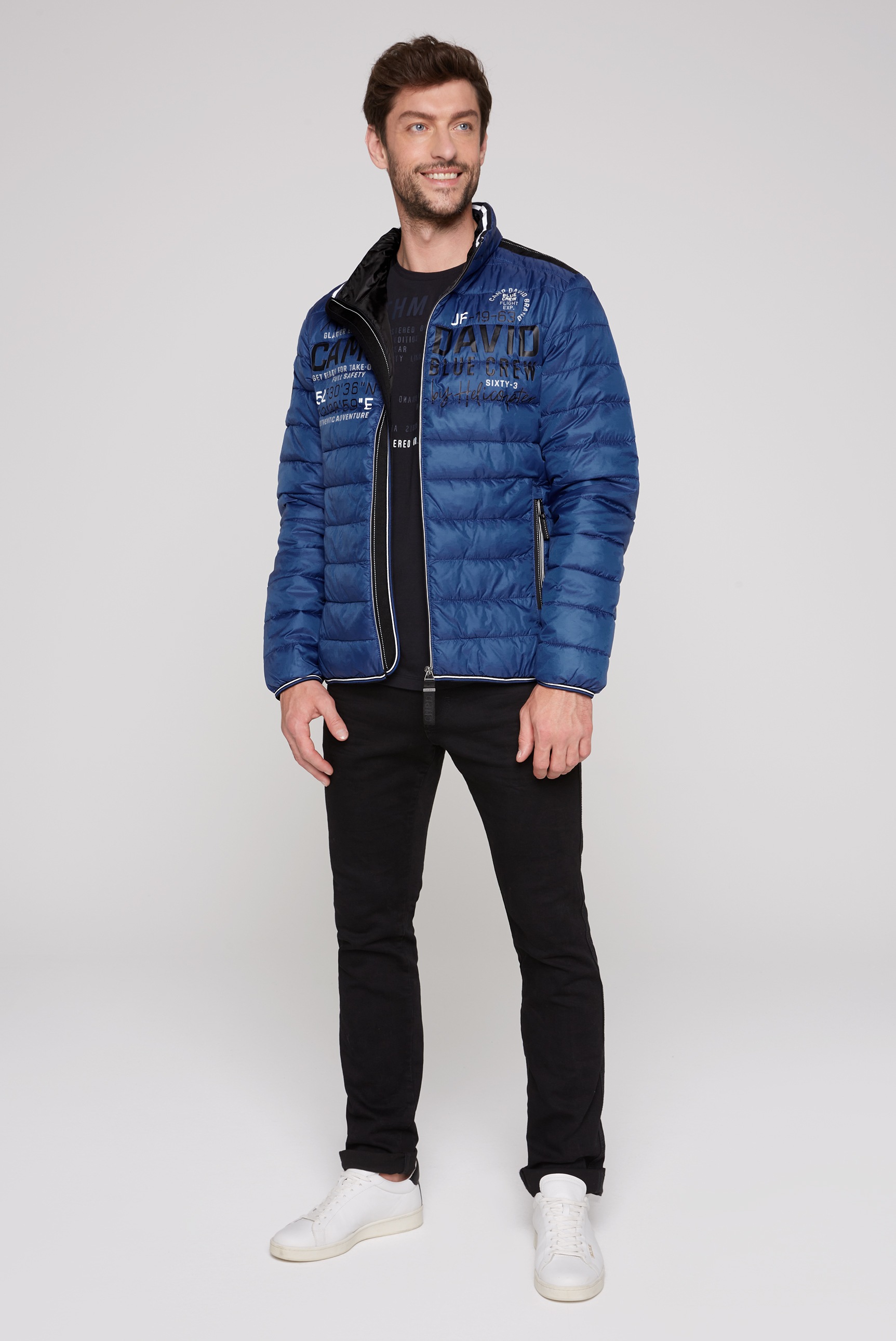 CAMP DAVID Outdoorjacke, ohne Kapuze, mit elastischem Saumabschluss