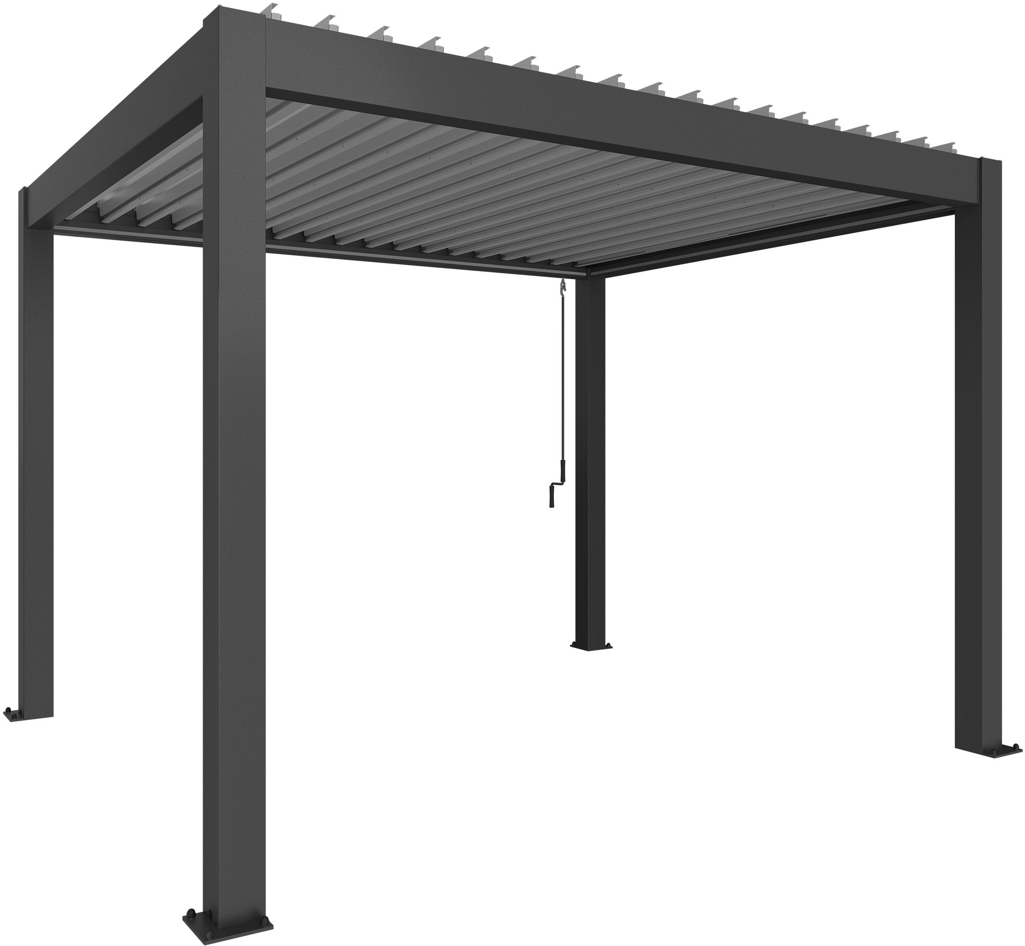 Biohort Pergola »3,5x3 m, verschiedene Farben«, 367,5x312x264 cm, ausgezeichnet mit dem Red Dot Design Award