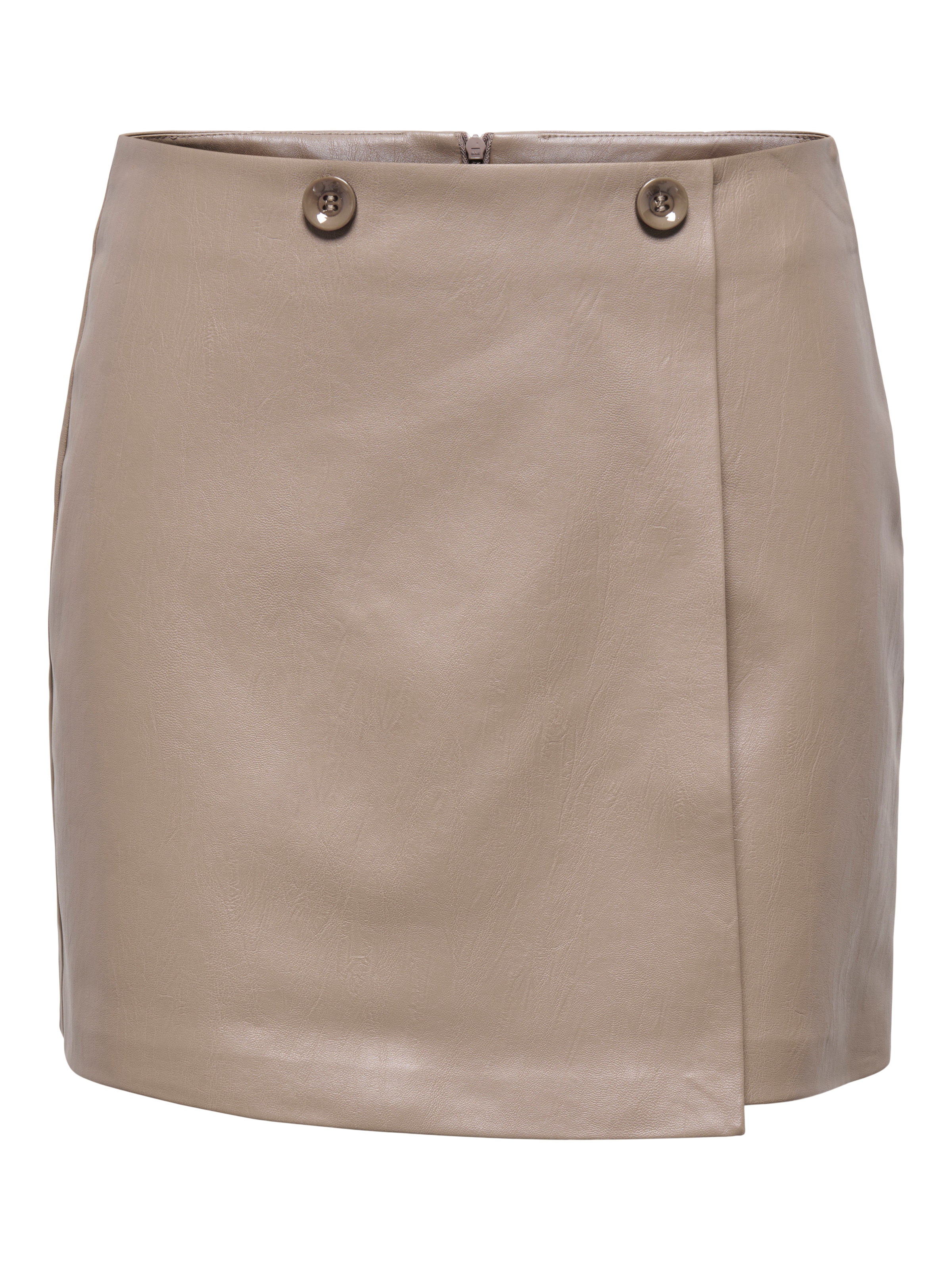 ONLY Lederimitatrock "ONLASTRIA FAUX LEATHER SHORT SKIRT OTW" mit Knopf Det günstig online kaufen
