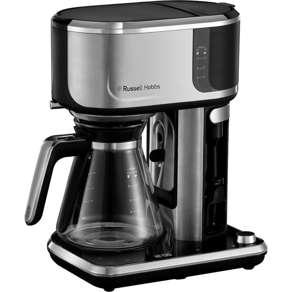 RUSSELL HOBBS Filterkaffeemaschine »Attentiv 26230-56 Coffee Bar«, 1,25 l Kaffeekanne, Papierfilter, 1x4