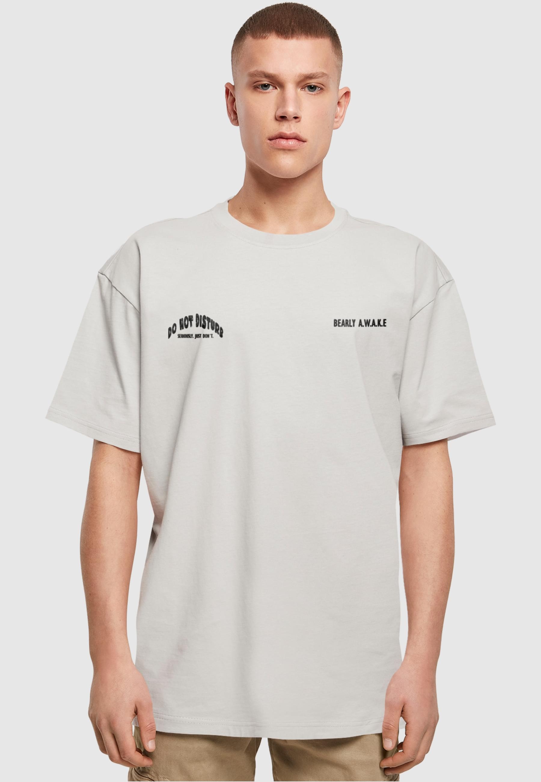 Merchcode T-Shirt »Merchcode Herren Barely Awake Heavy Oversize Tee«, (1 tlg.)