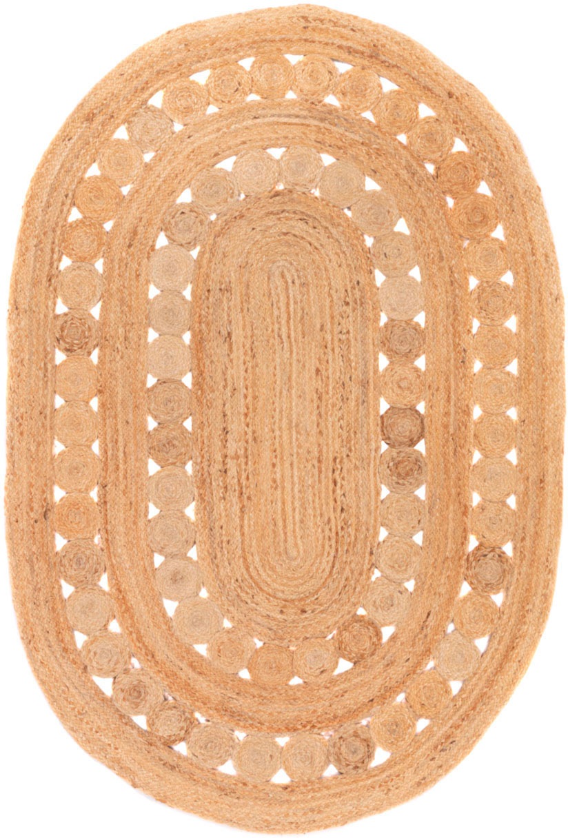 morgenland Sisalteppich "Darcia", oval, 6 mm Höhe, beidseitig verwendbar