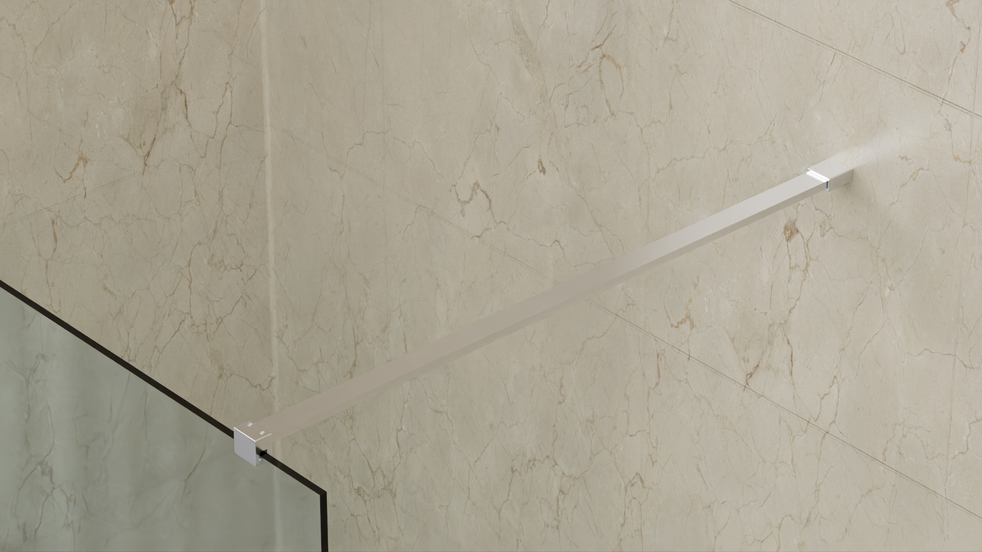 welltime Walk-in-Dusche »Trento Deluxe« 1 Stk. tlg. 8mm ESG und Antikalkversiegelung