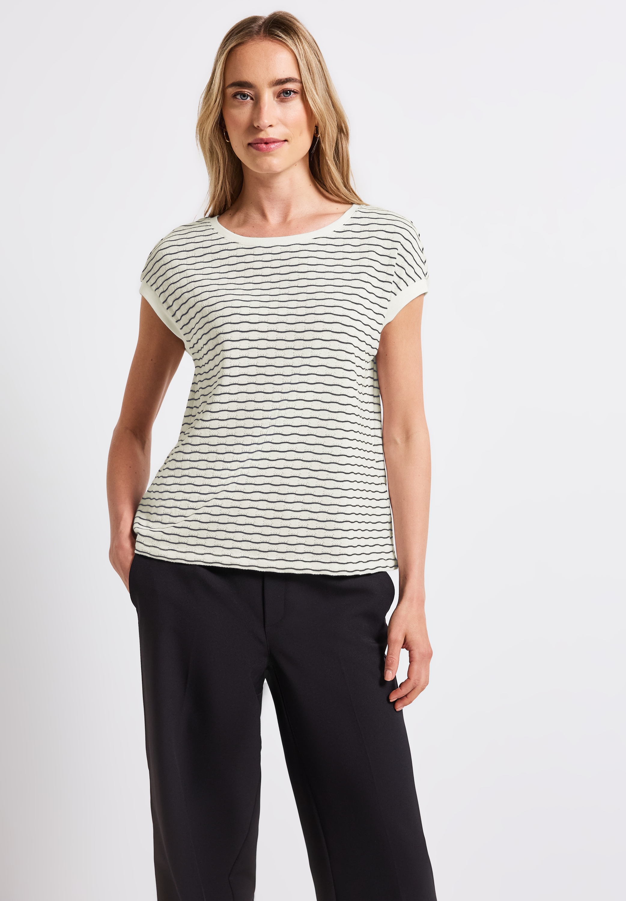 STREET ONE T-Shirt, im soften Baumwoll-Mix günstig online kaufen