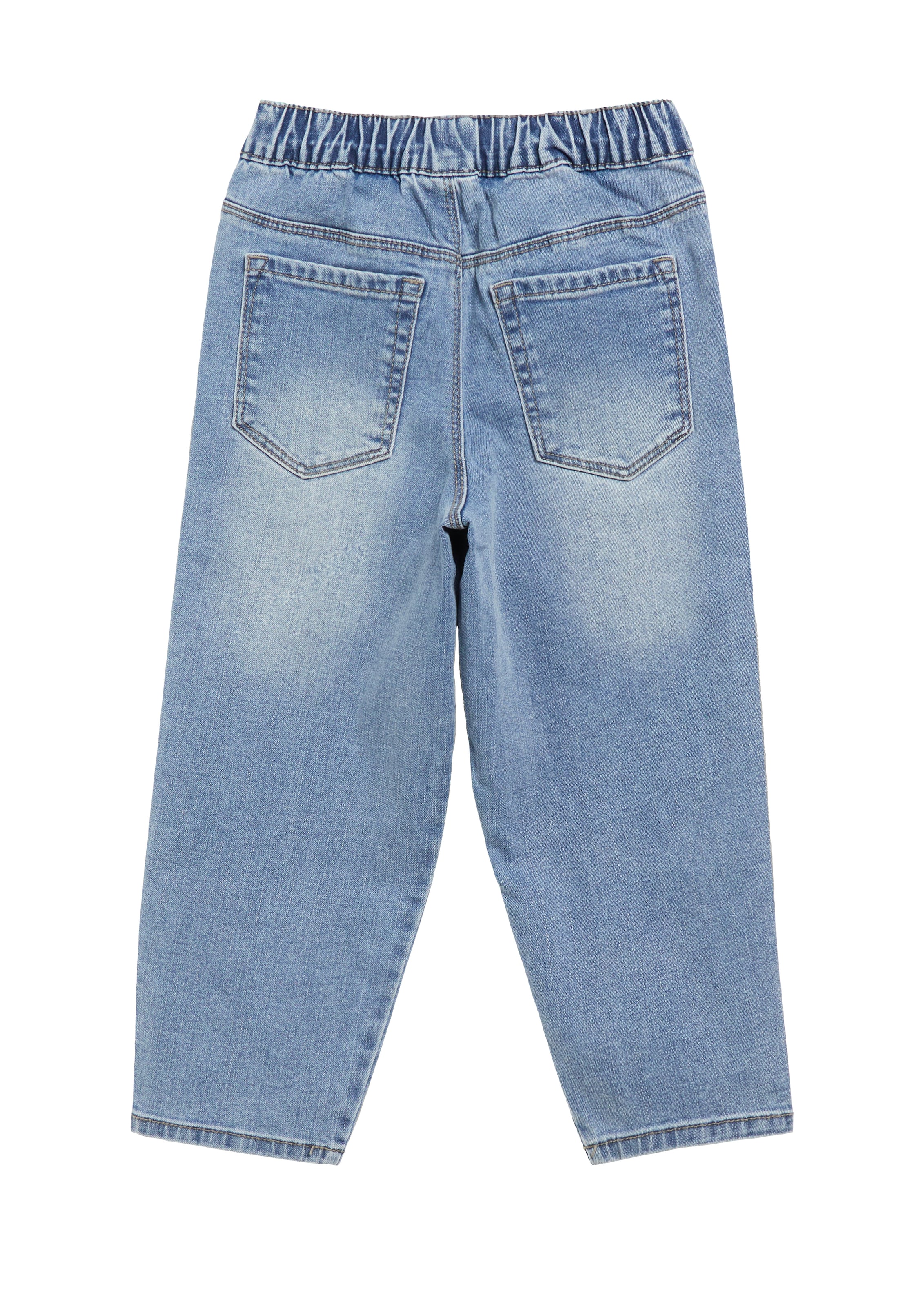 s.Oliver Junior Schlupfjeans Dezente Stickerei und Spitzen-Tape als Details