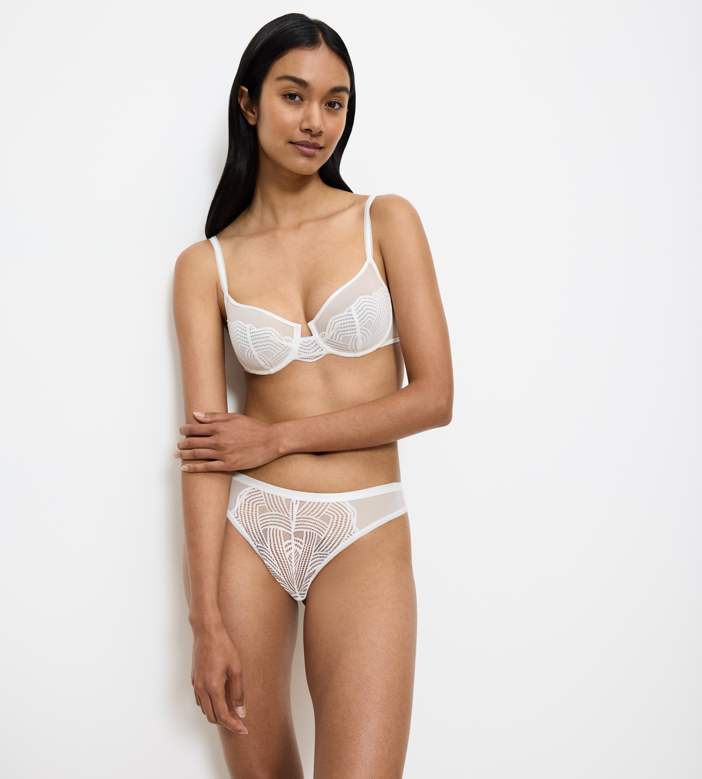 Thumbnail - Triumph Balconette-BH "Delightful Spotlight" mit graphischer Spitze