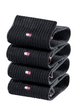 Tommy Hilfiger Kurzsocken 4 Stk. tlg. mit weichem Frottee günstig online kaufen