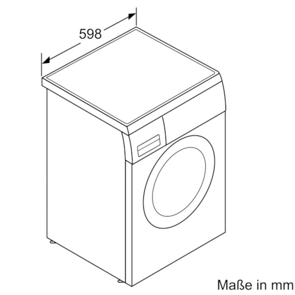 SIEMENS Waschmaschine »WU14UT70«, iQ500, WU14UT70, 8 kg, 1400 U/min