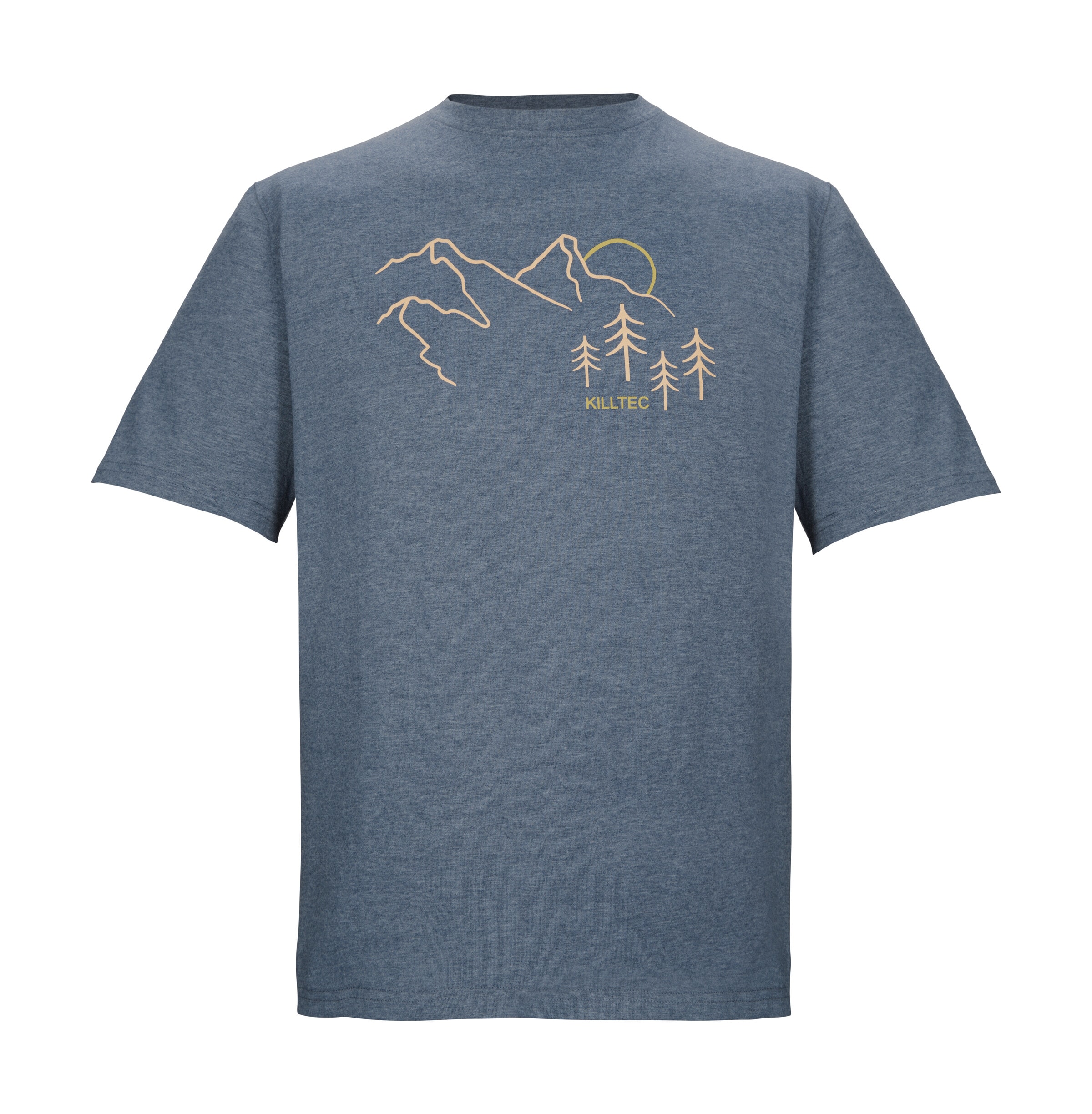 Killtec T-Shirt "KOS 78 MN TSHRT", Herren T-Shirt von killtec, Melange-Opti günstig online kaufen