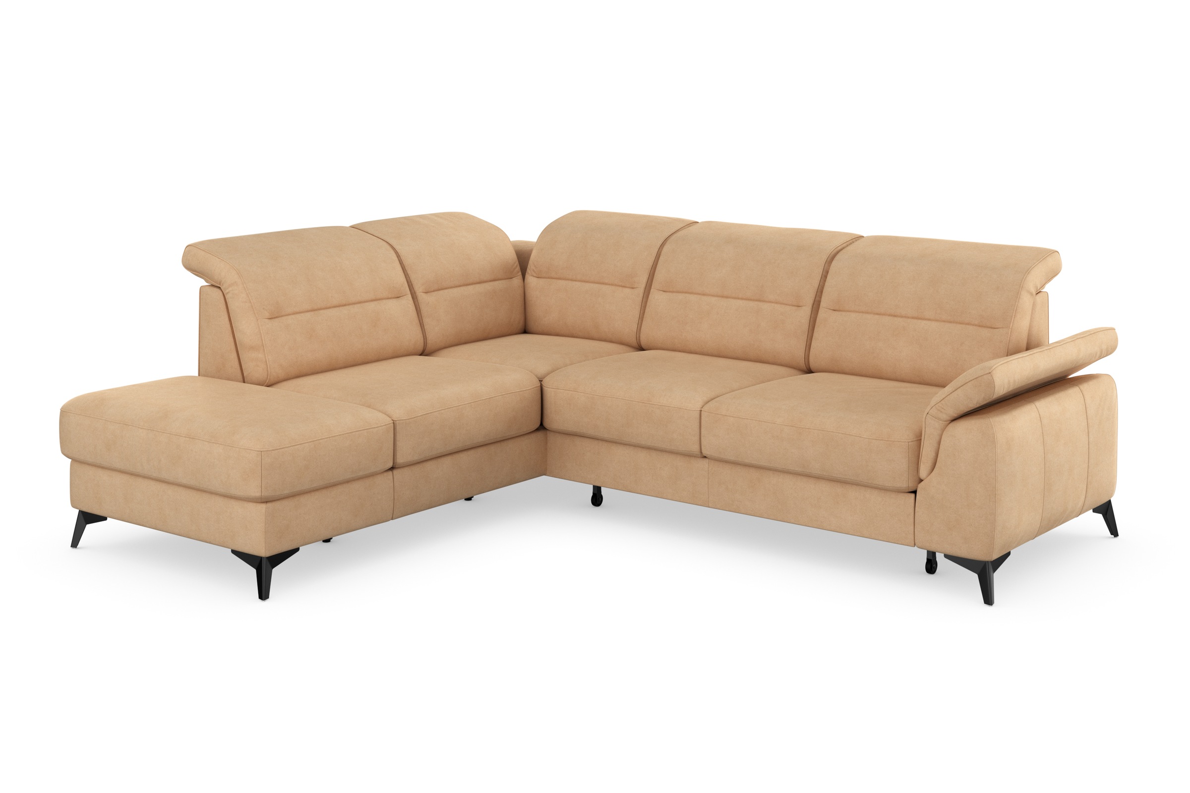 Thumbnail - sit&more Ecksofa "Sinatra L-Form" mit Ottomane, optional mit Kopfteilverstellung und Armteilfunktion