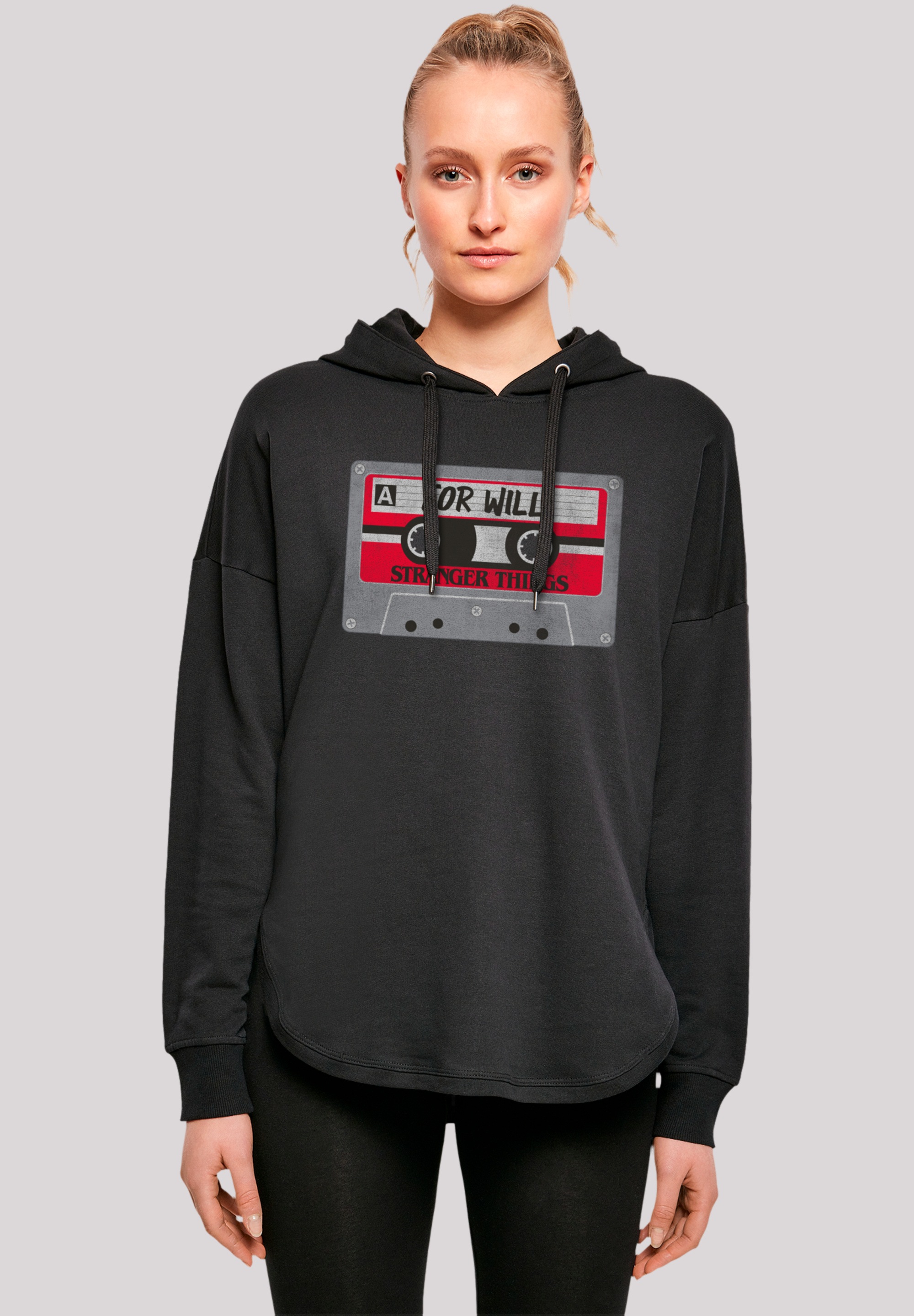 F4NT4STIC Kapuzenpullover "Stranger Things Cassette For Will Netflix", Premium Qualität