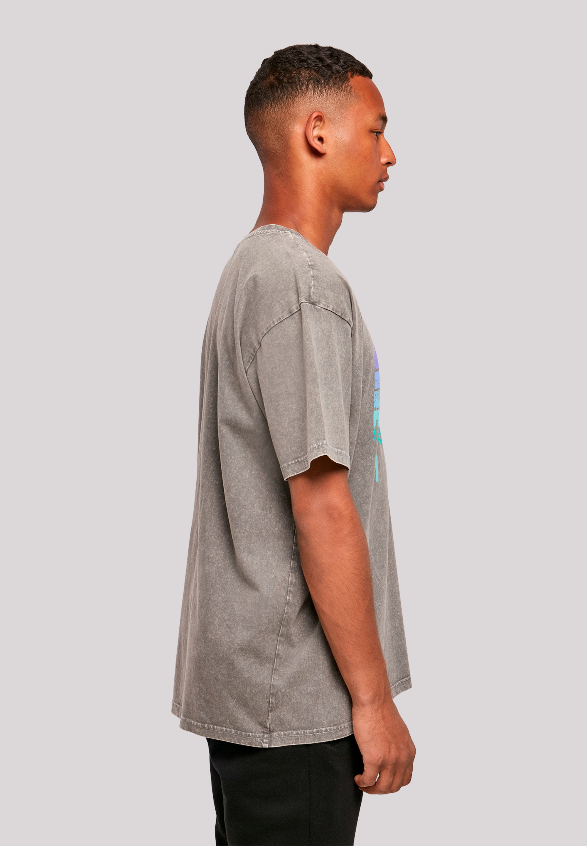 F4NT4STIC T-Shirt »I BELIEVE UFO Alien Raumschiff Retro«, Premium Qualität