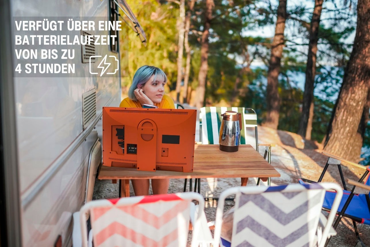 Telefunken LED-Fernseher »mobiler Akku-TV PL32OI«, HD ready, Smart-TV