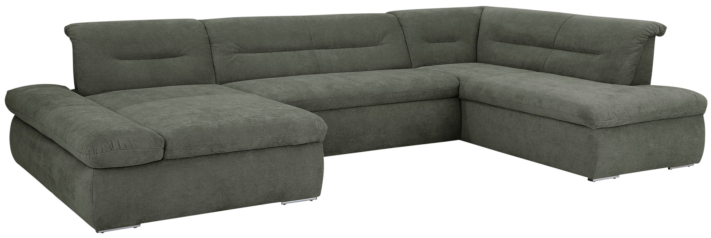 Home affaire Wohnlandschaft "Avesa U-Form" Wahlweise mit Armteilverstellung günstig online kaufen