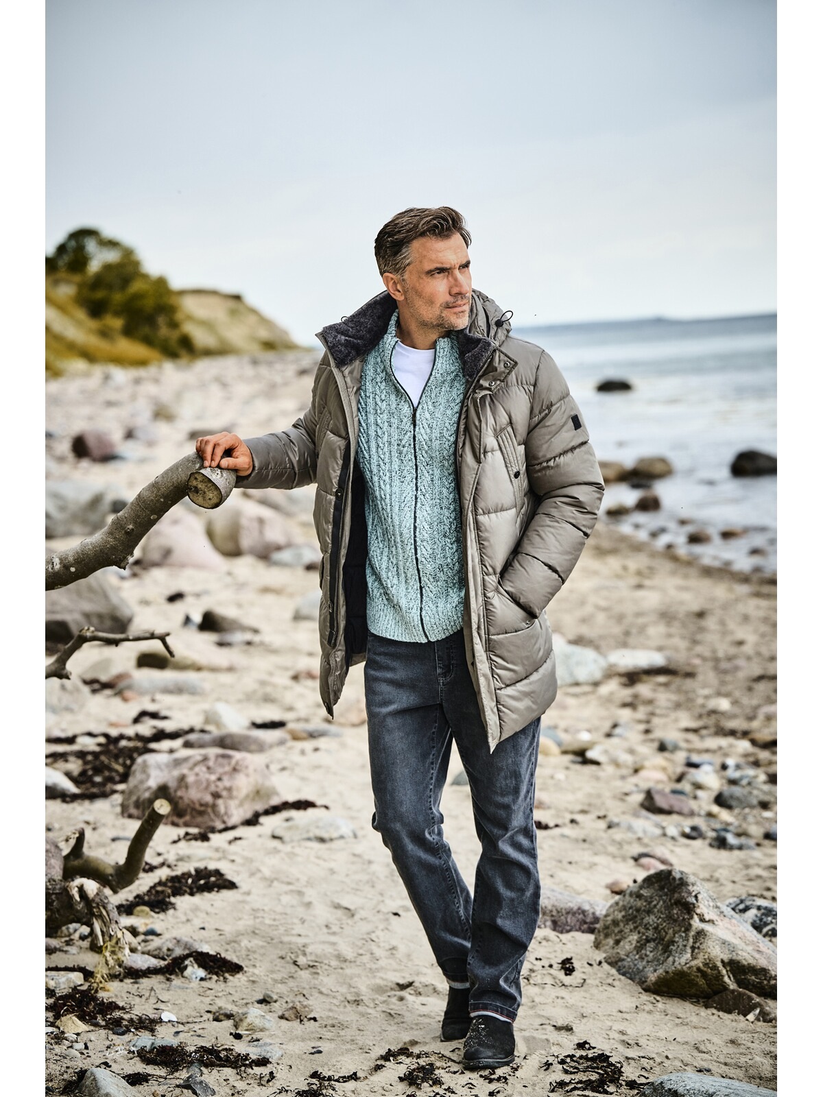 BABISTA NELDIN Veste Matelassée Homme Vert Taille 54 2
