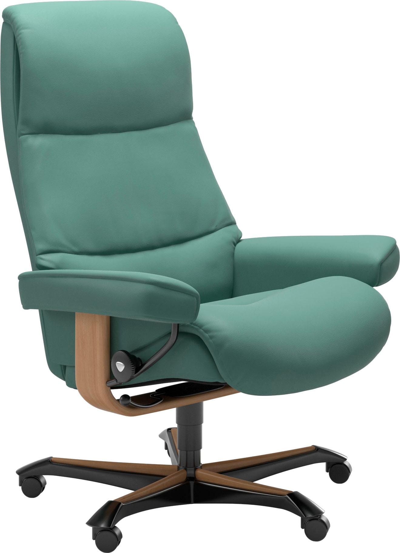 Stressless Relaxsessel "View", mit Home Office Base, Größe M,Gestell Eiche günstig online kaufen