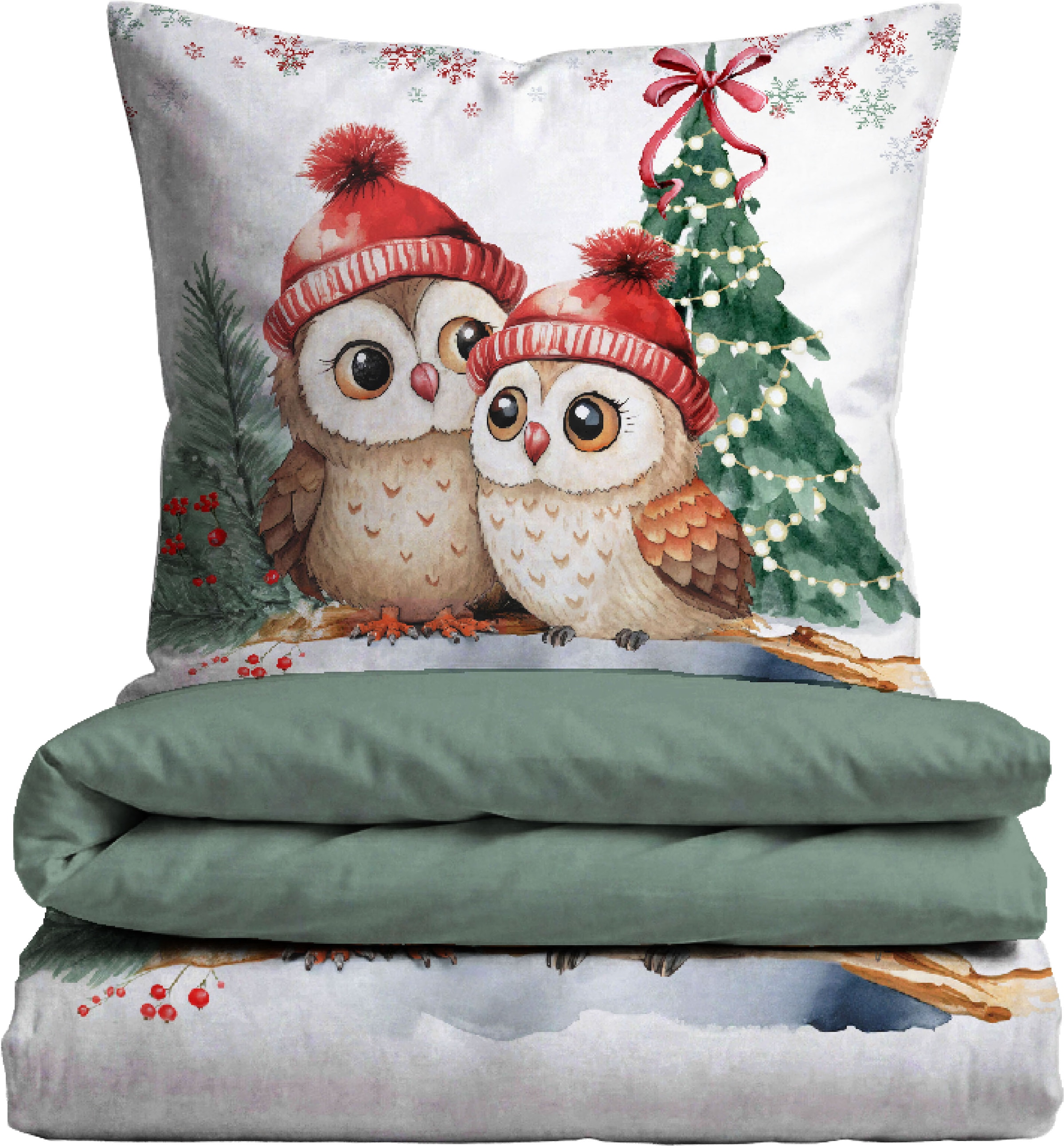 Biberna Bettwäsche »0347259 Premium Biber-Bettwäsche 100% Baumwolle ab Größe 135x200 cm« 2 wärmend & weich, Reißverschluss, Winterbettwäsche, Animal-Print