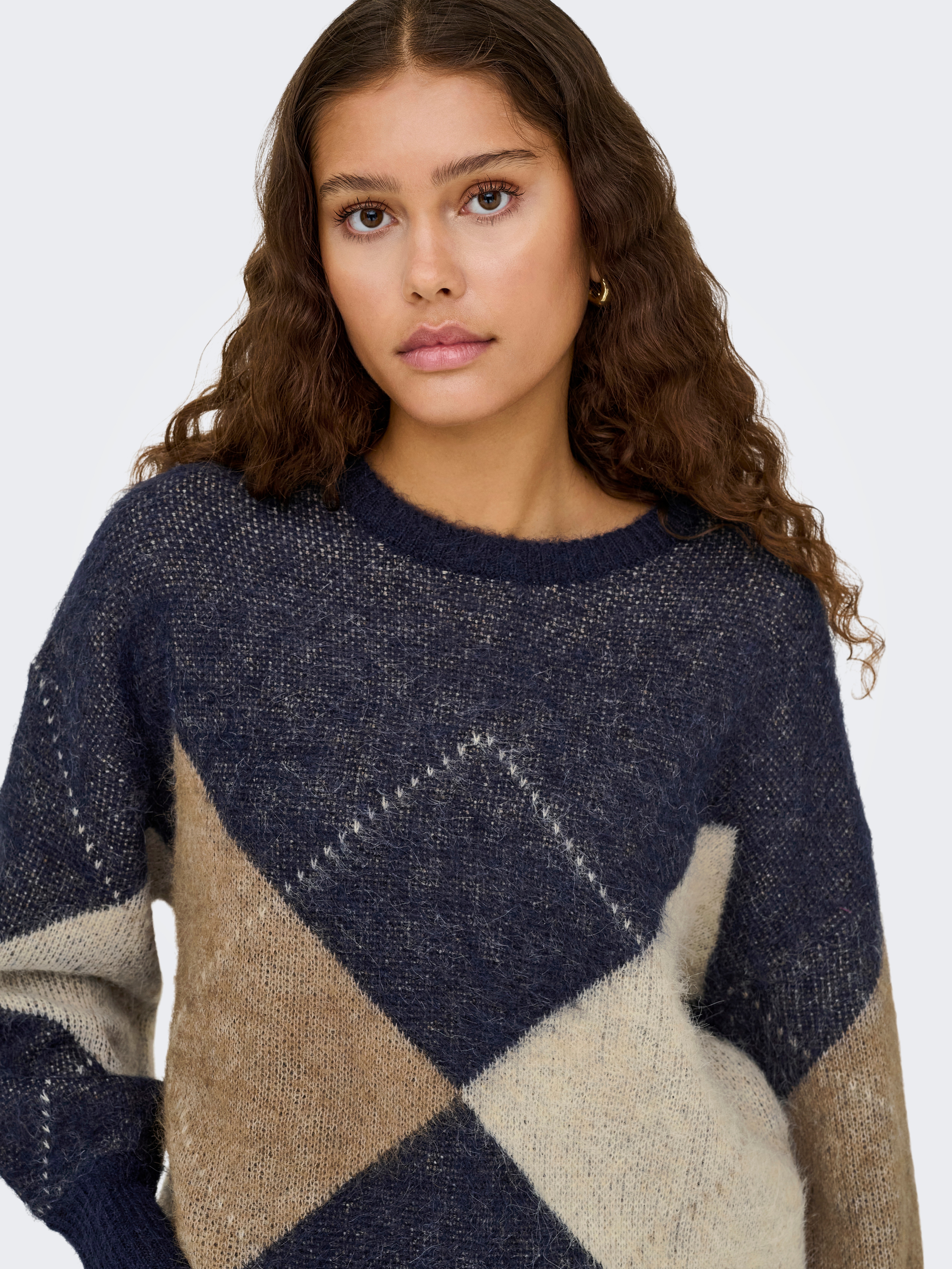 Thumbnail - ONLY Strickpullover "ONLNOEME LIFE LS JQ O-NECK KNT"