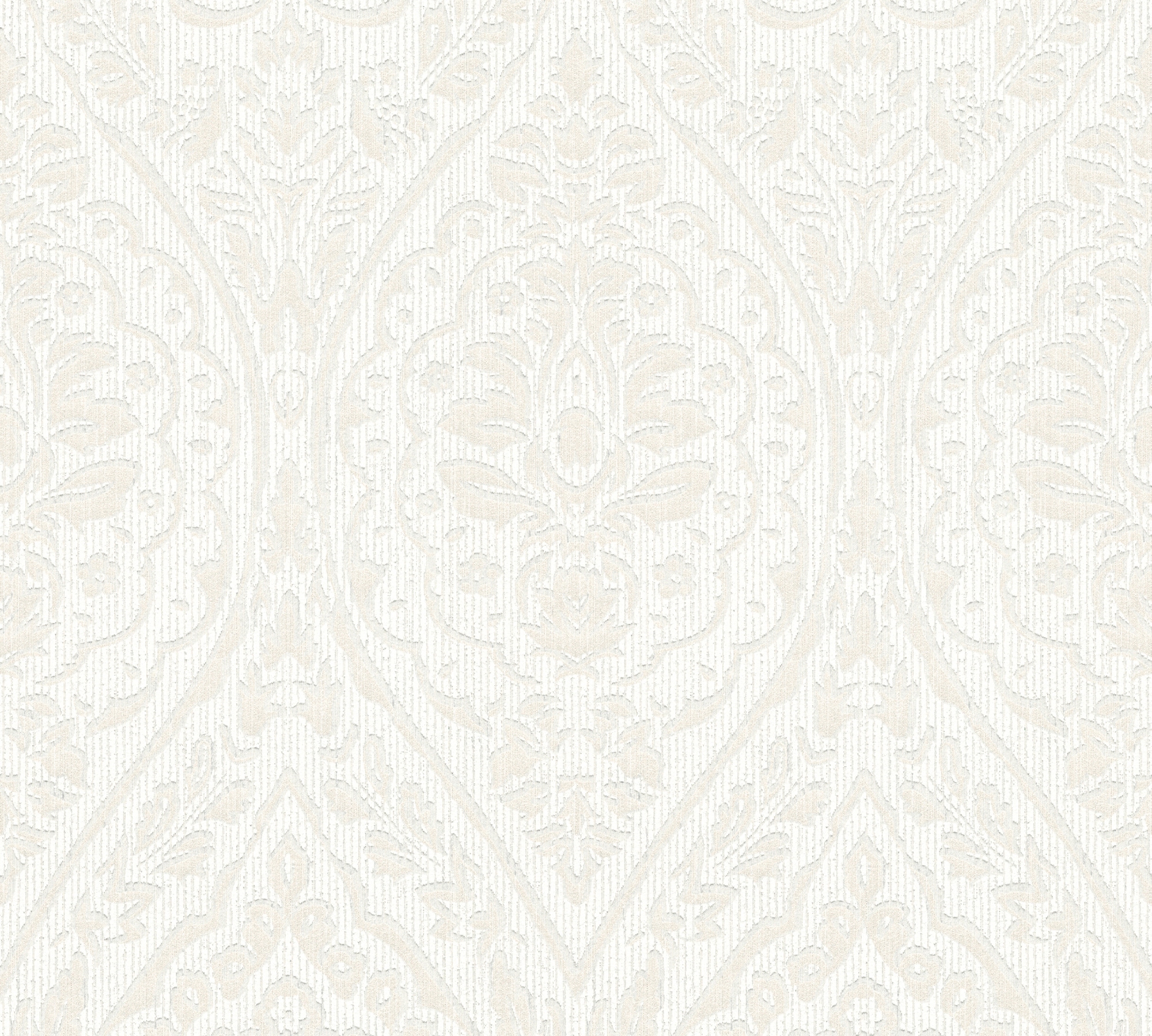 Architects Paper Textiltapete "Tessuto" Barock gemustert ornamental samtig Tapete Streifen Tapeten Wohnzimmer Schlafzimmer Küche modern Flur Büro