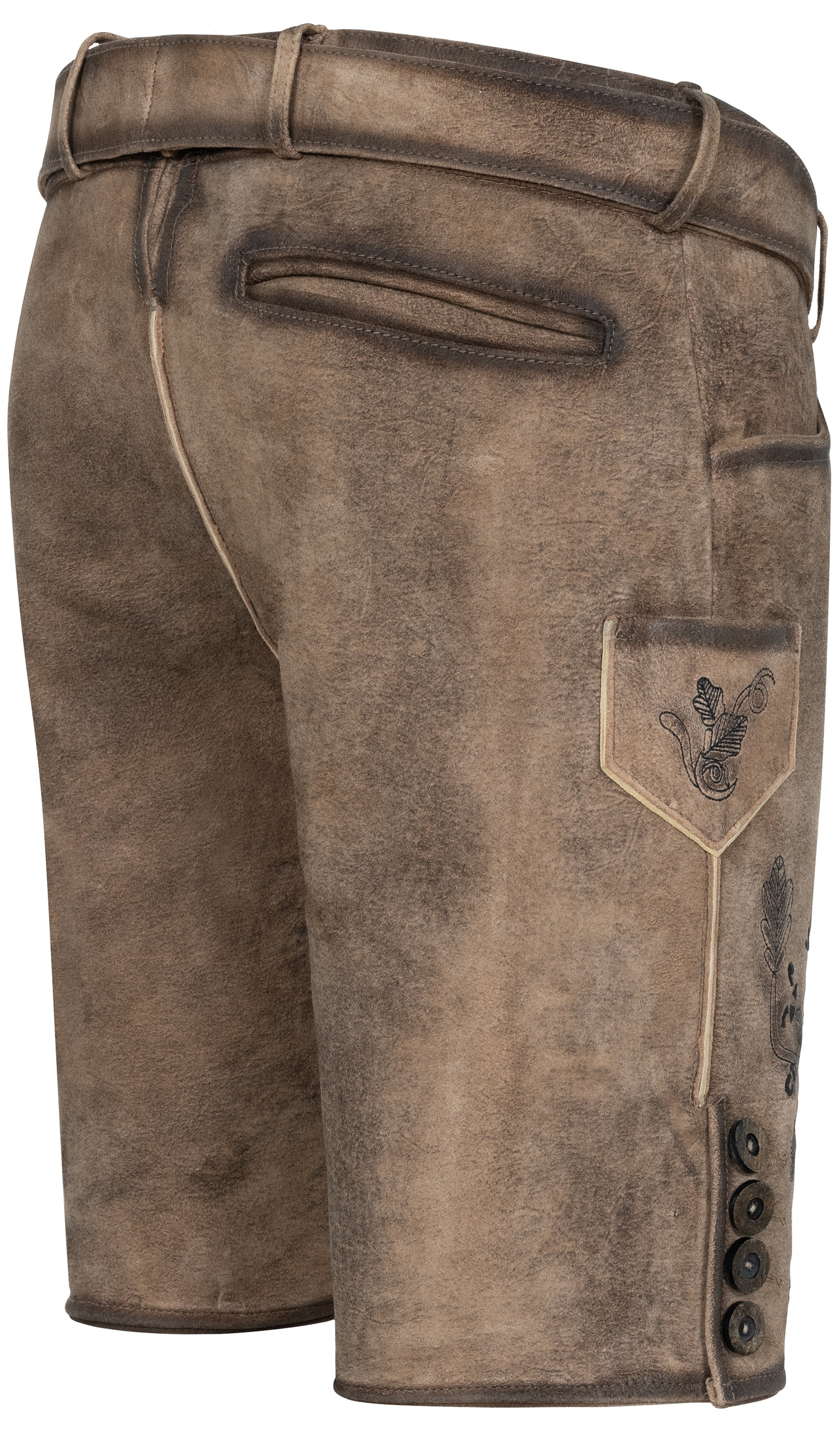 Nübler Trachtenlederhose »Lederhose kurz Linus«