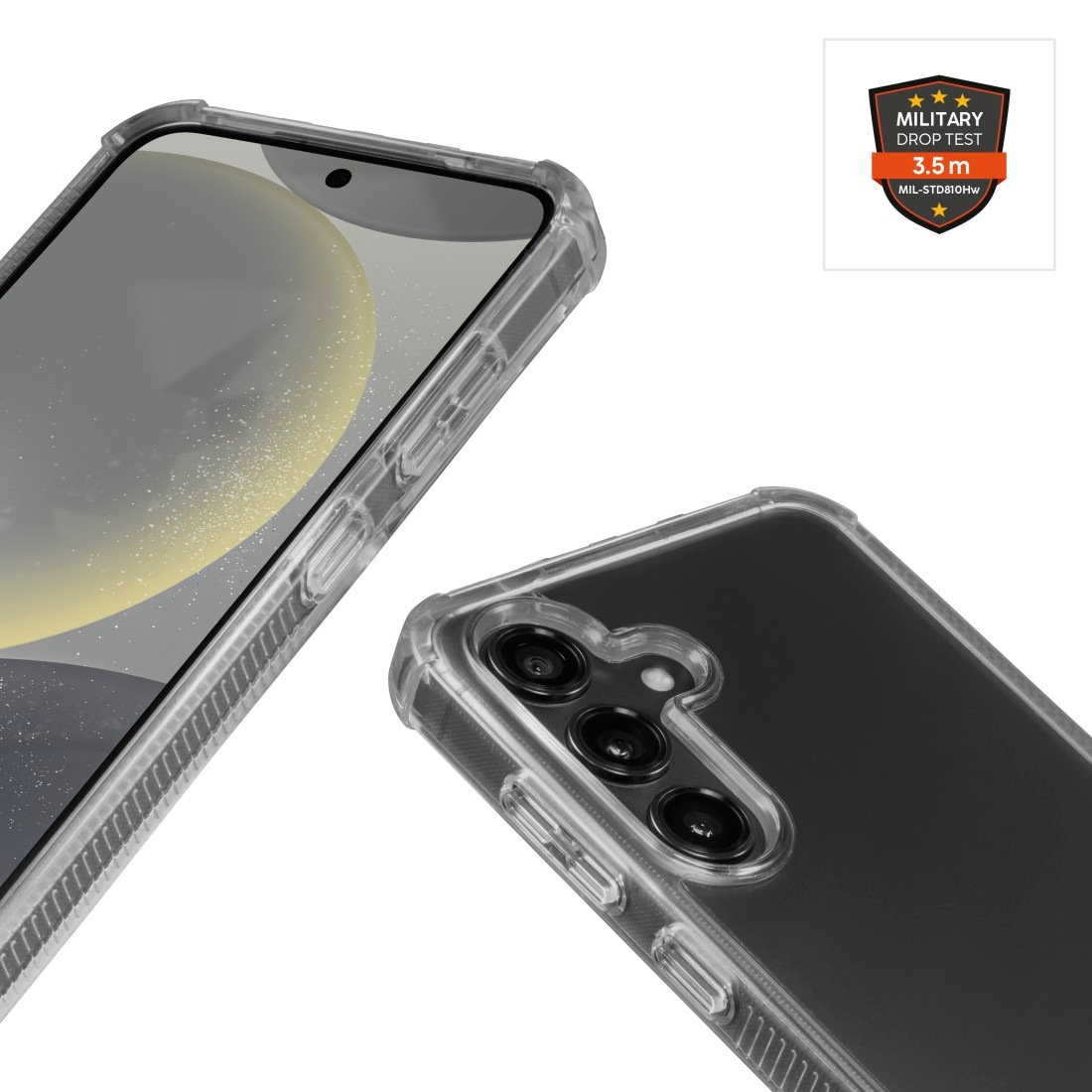 Hama Smartphone-Hülle »Handyhülle für Samsung Galaxy A17 durchsichtig, stoßfest, sturzsicher« Samsung Galaxy A17