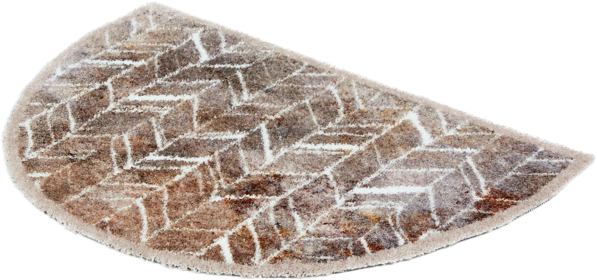 ASTRA Fußmatte »Pure&Soft 018« halbrund 7 mm Höhe Sauberlaufmatte, weiche Oberfläche, waschbar, rutschfest