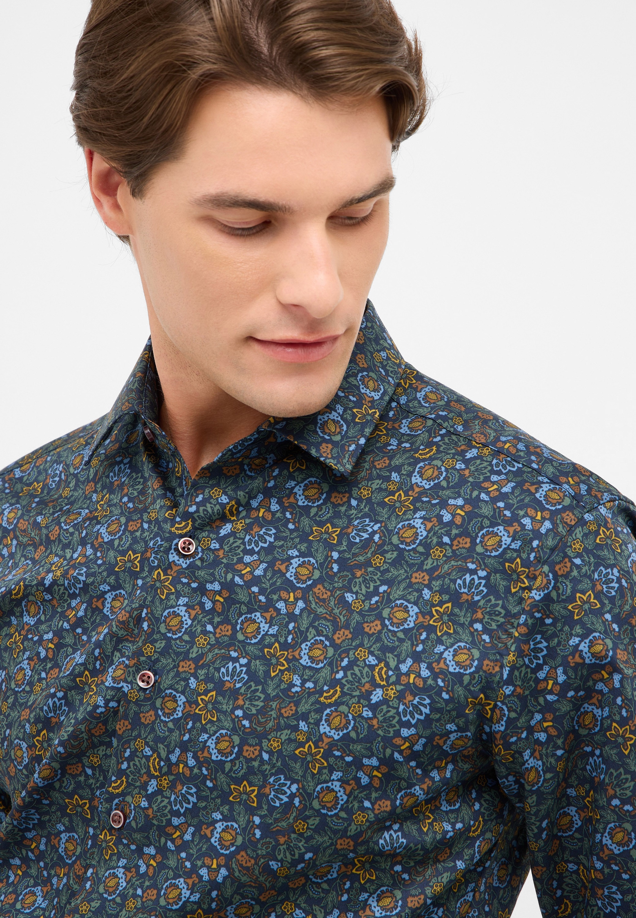 Eterna Langarmhemd »SLIM FIT«, NON IRON (bügelfrei)