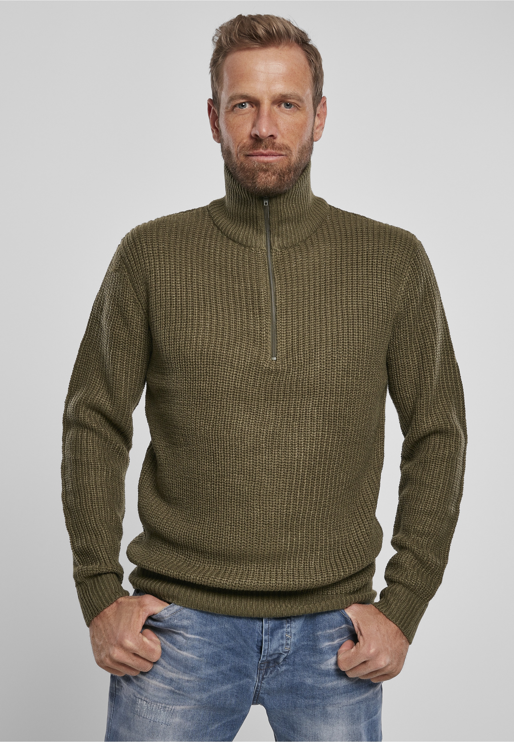 Brandit Rundhalspullover »Brandit Herren Marine Troyer« 1 Stk.