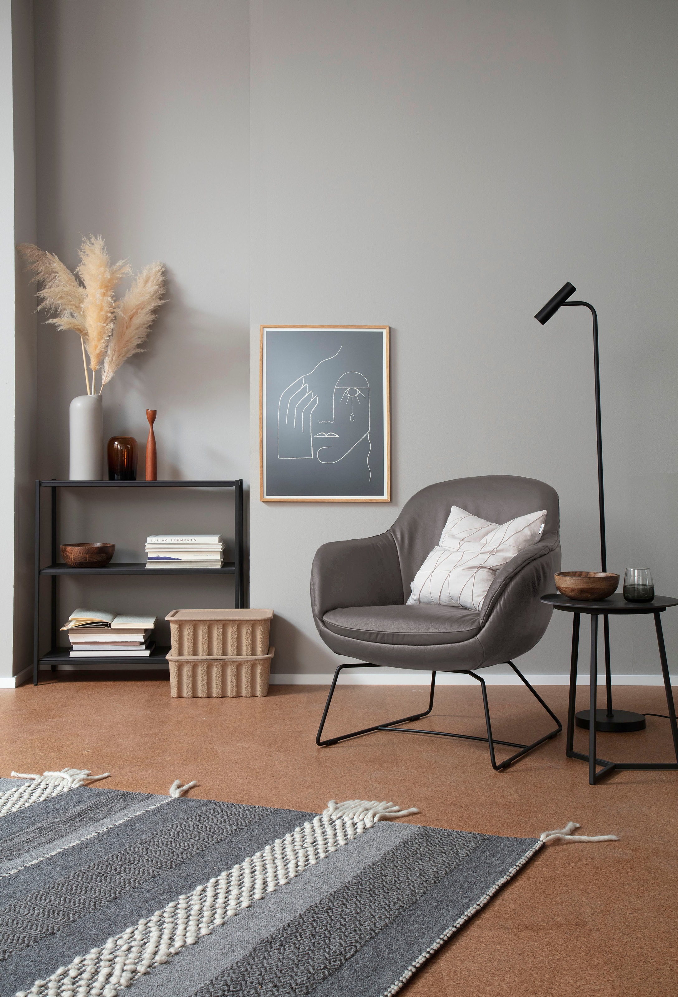 SCHÖNER WOHNEN-Kollektion Sessel »Glove Loungesessel mit tollem Sitzkomfort, zeitlos und edel, bequem«, Cocktailsessel mit elegantem Untergestell