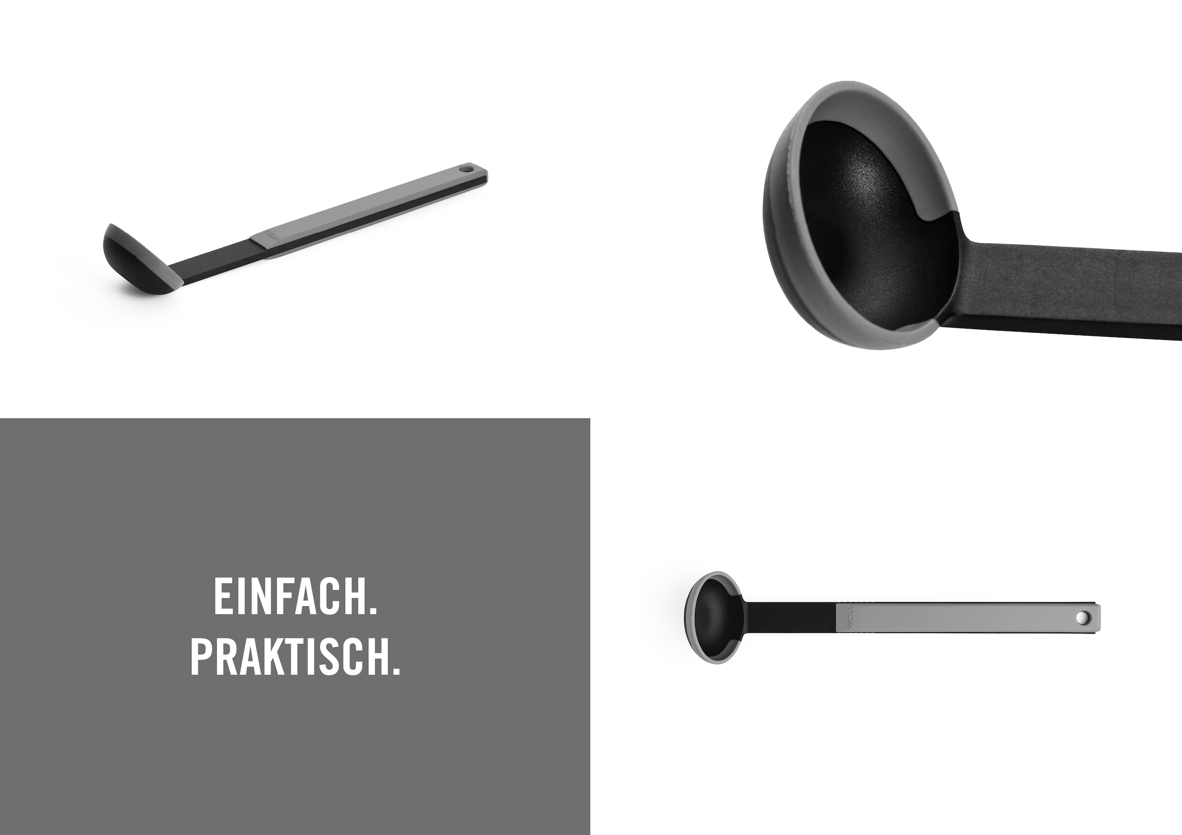 WOLL Soßenlöffel »Cook it«, (1 tlg.), aus hochwertigem Kunststoff und Silikon