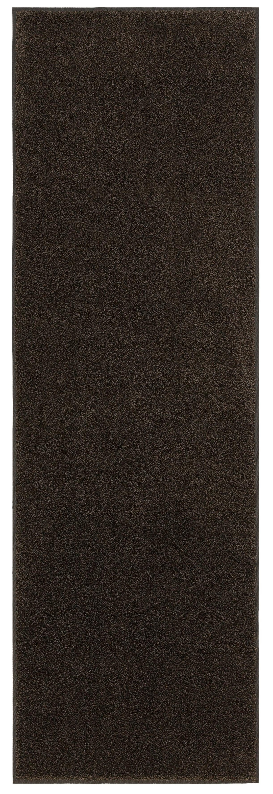 Läufer MY HOME, B:60cm H:9mm L:180cm, grau, Kunstfaser, Flur, Teppiche, "Ember", Schmutzfangläufer, Schmutzfangteppich, Schmutzmatte