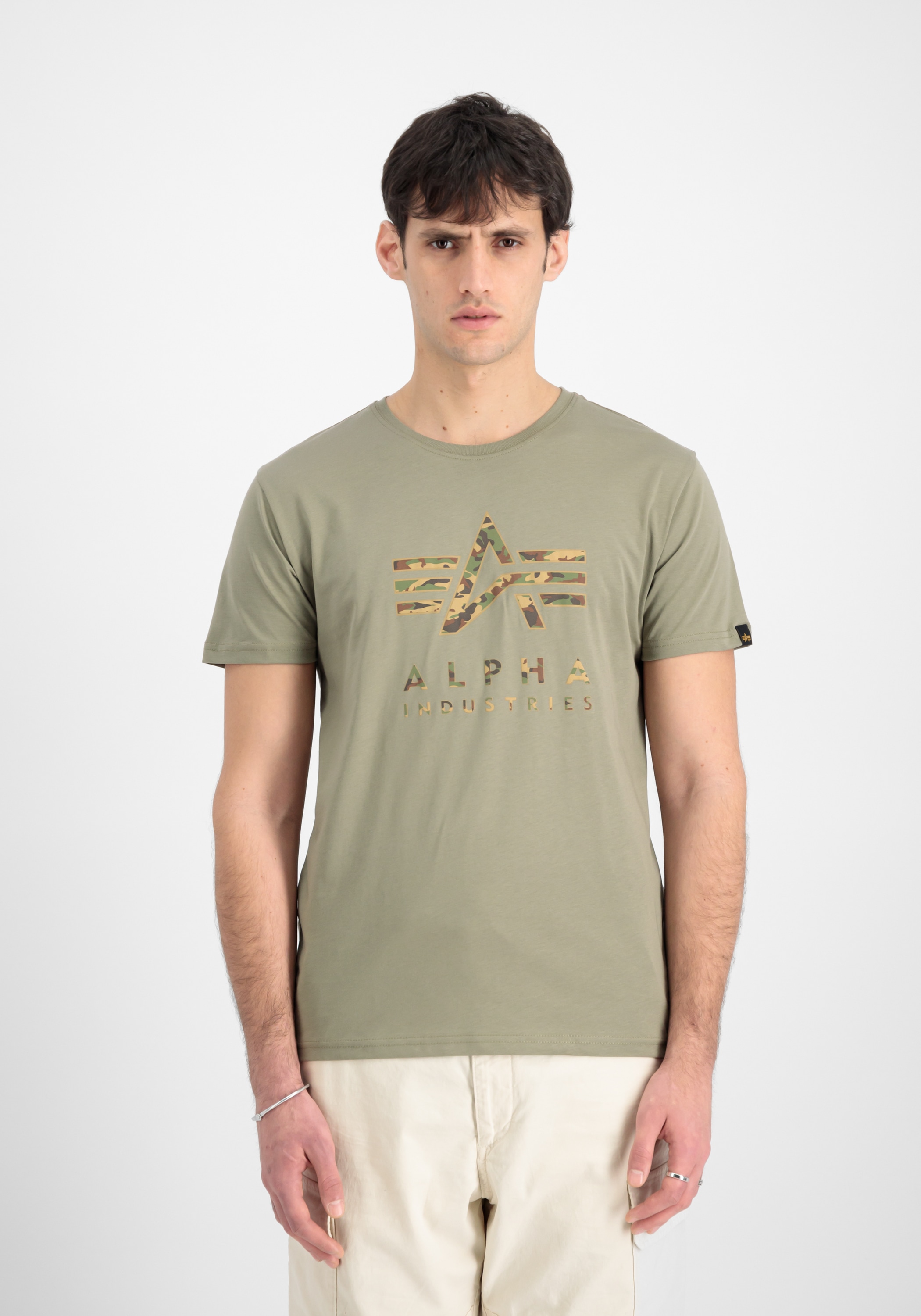 Alpha Industries T-Shirt »Alpha Industries Men - T-Shirts Camo Puff Print T-Shirt«