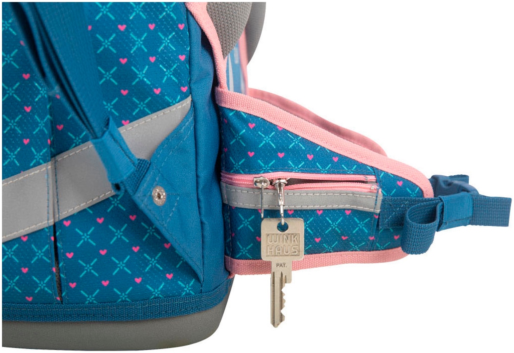 SCHOOL-MOOD® Schulranzen »Champion, Mila (Pferd)«, retroreflektierende Flächen, aus recyceltem Material