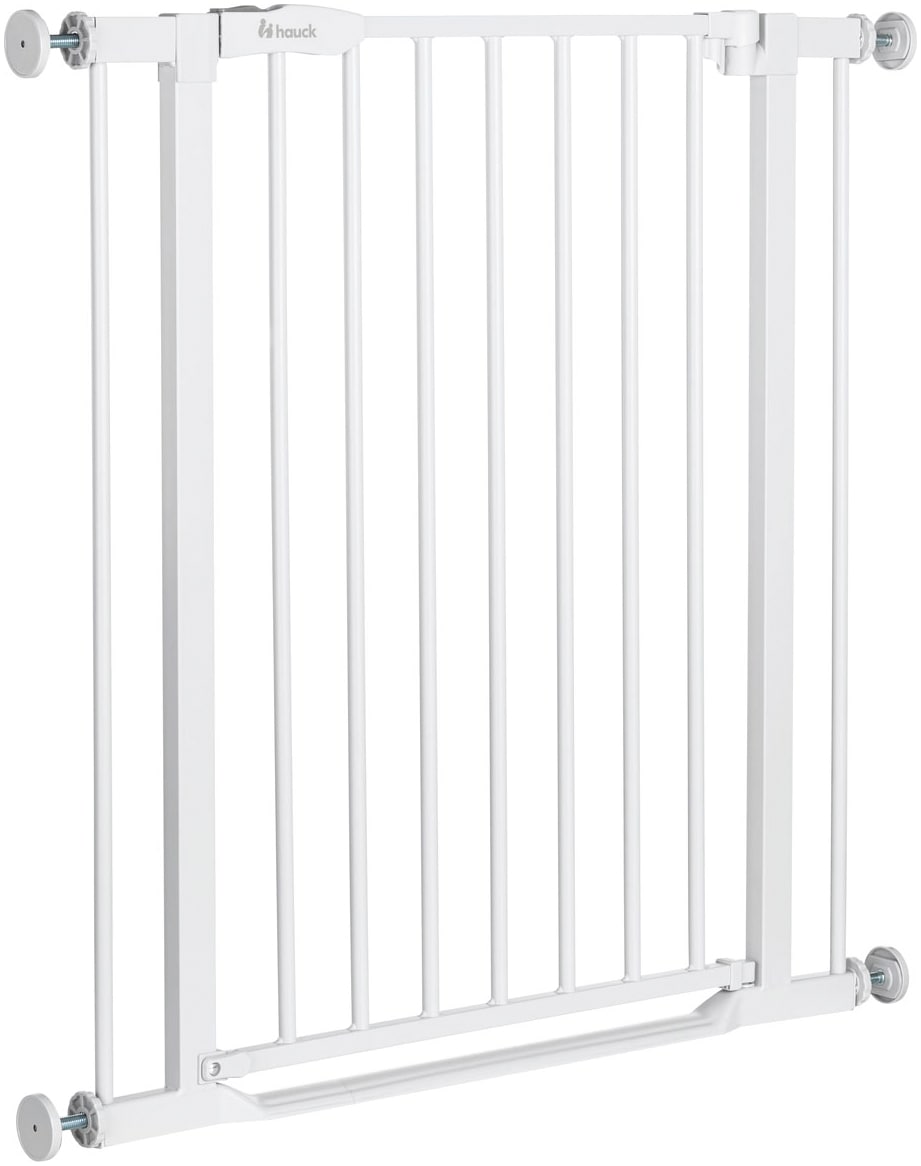 Hauck Türschutzgitter »Clear Step 2, White« auch als Treppenschutzgitter verwendbar; 75-80 cm, flacher Durchgang