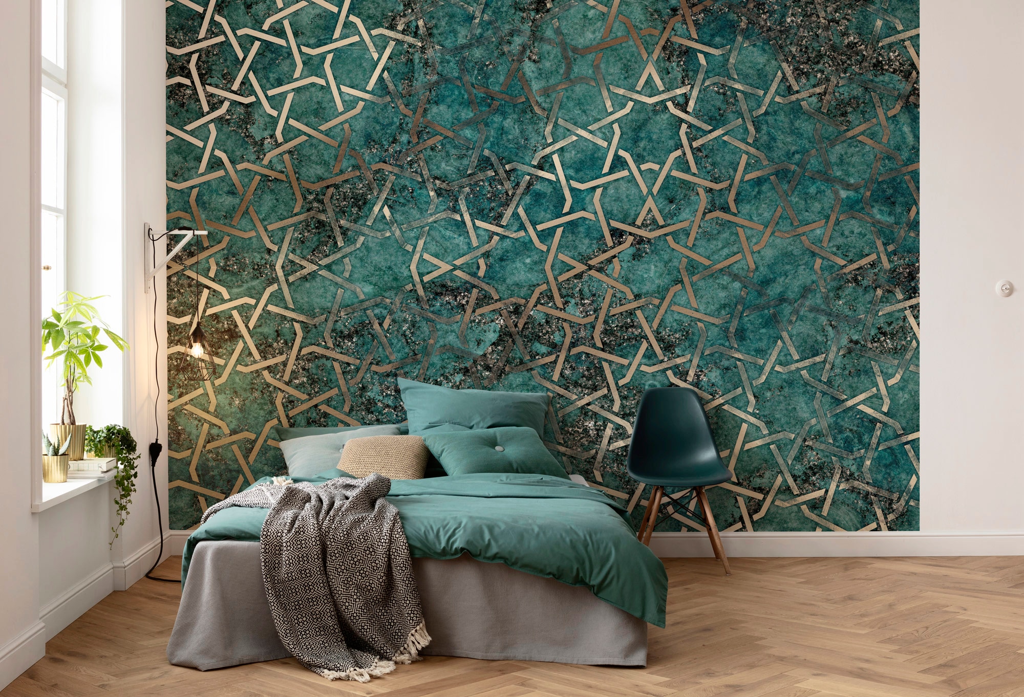 Komar Vliestapete »Digitaldruck Vlies - Starlight - Größe 350 x 250 cm«, bedruckt, Wohnzimmer, Schlafzimmer