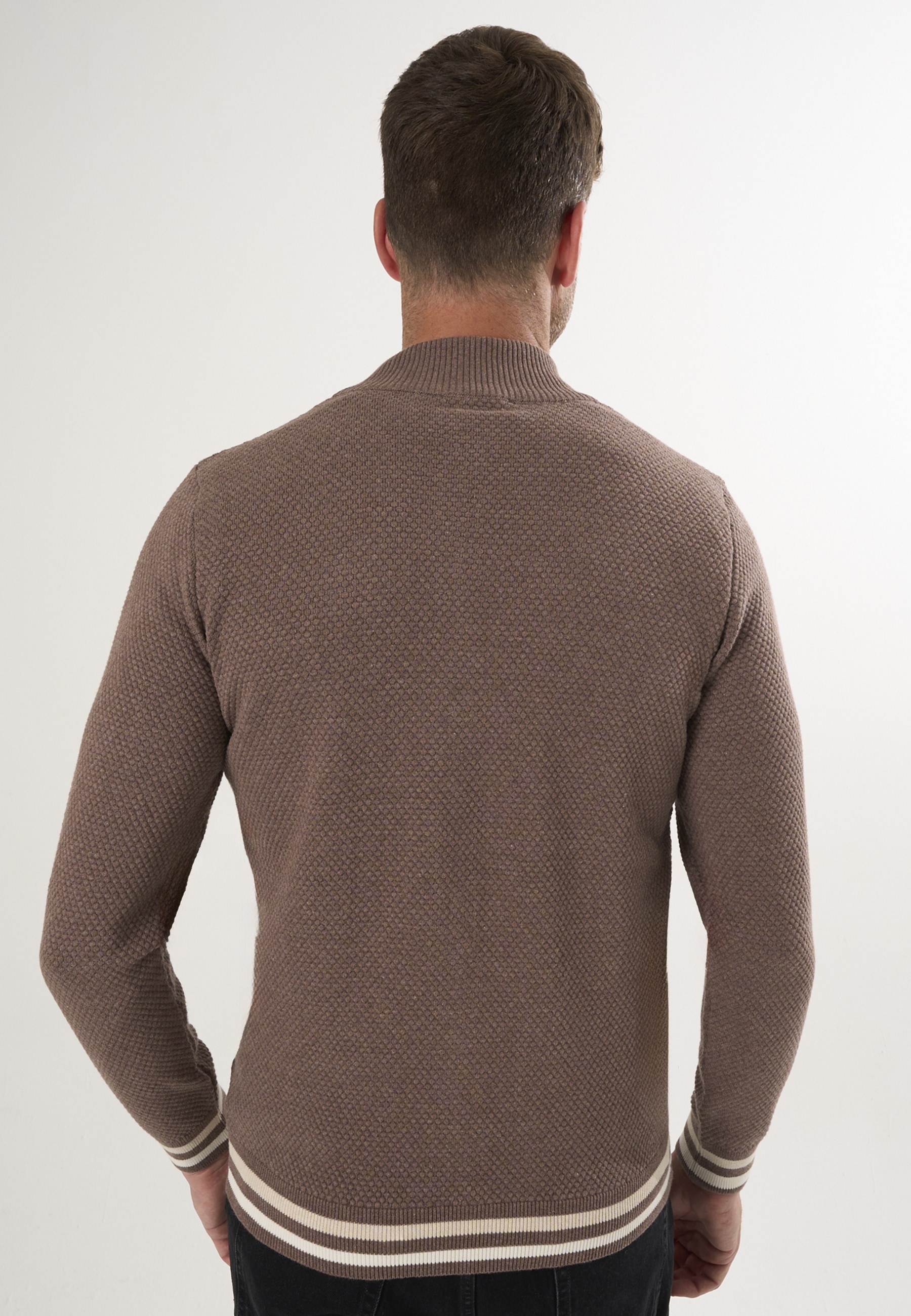 Felix Hardy Strickjacke »Strickjacke mit durchgehendem Reißverschluss«