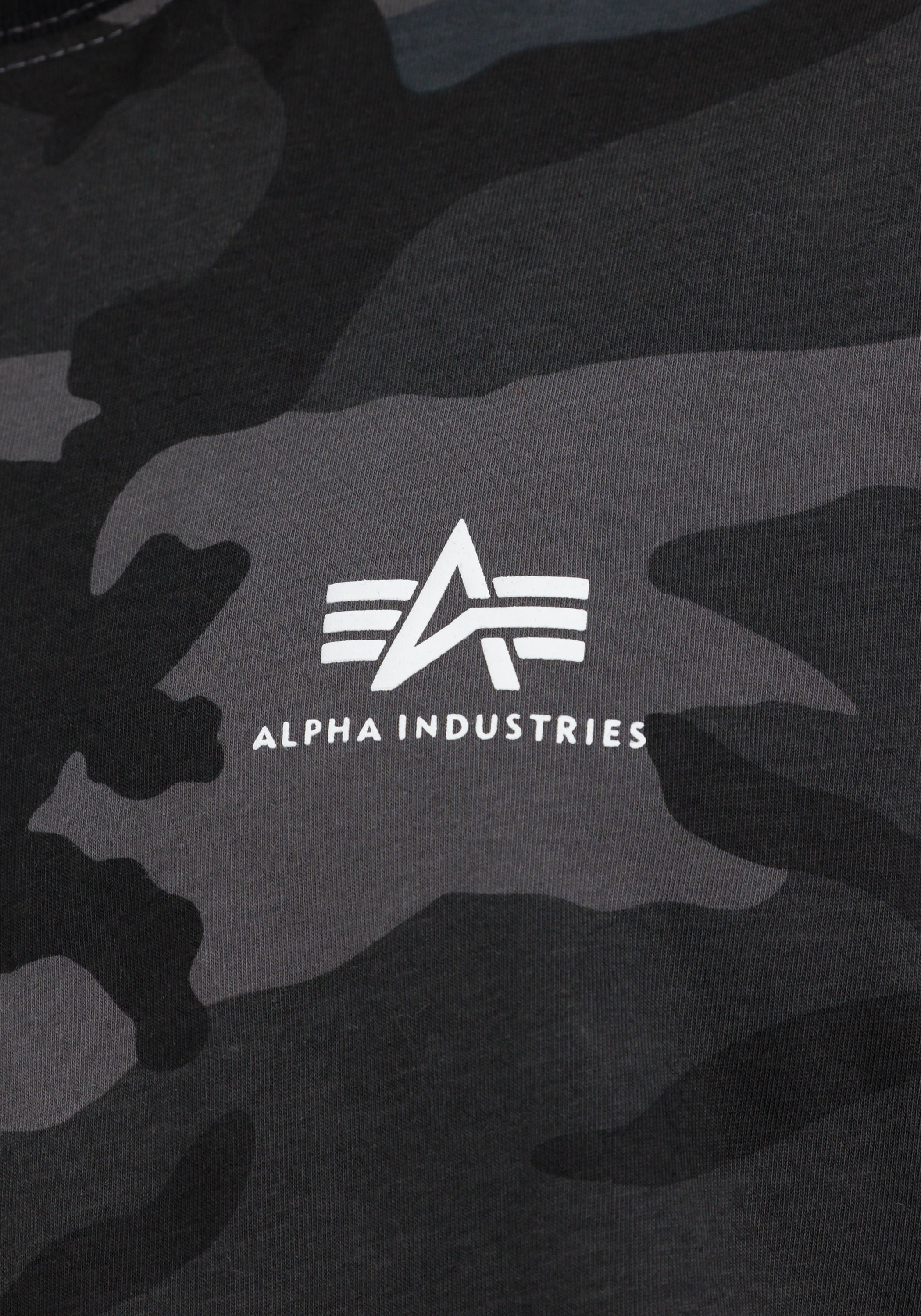 Alpha Industries T-Shirt »Alpha Industries BAUR Camo« bestellen | - ▷ T Men Backprint T-Shirts