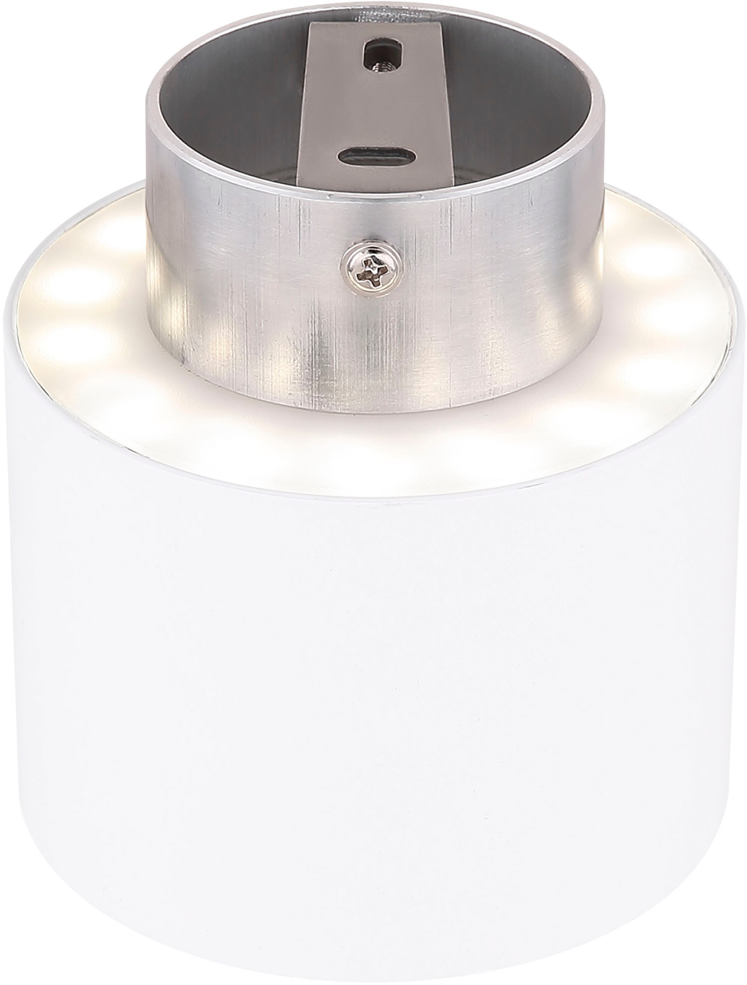 GLOBO LIGHTING Deckenleuchte »JENNY« LED-Modul 1 Stk. Warmweiß Deckenlampe Kunststoff satiniert Hintergrundbeleuchtung 3000K