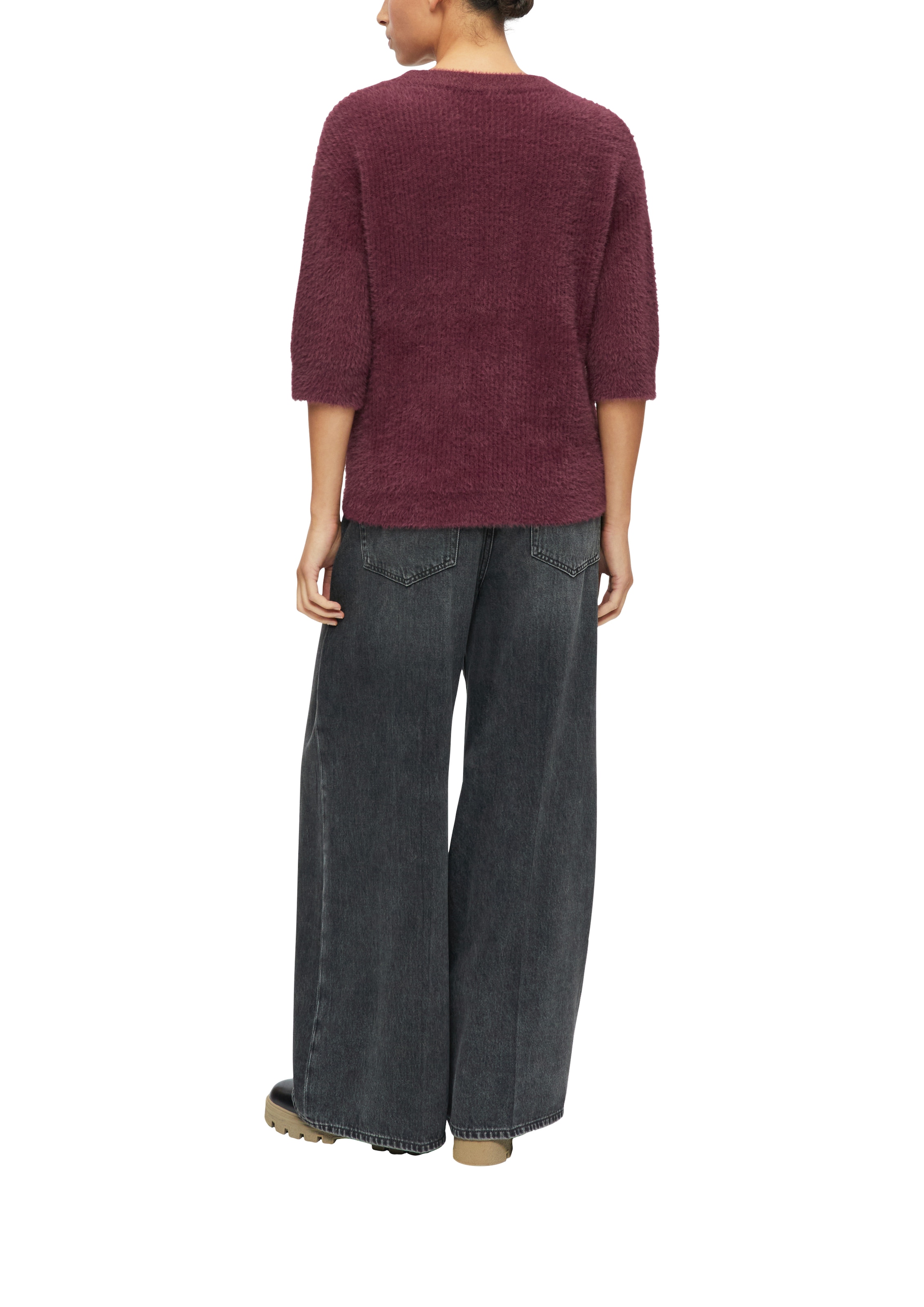 s.Oliver Strickpullover 3/4-Arm mit Rundhals
