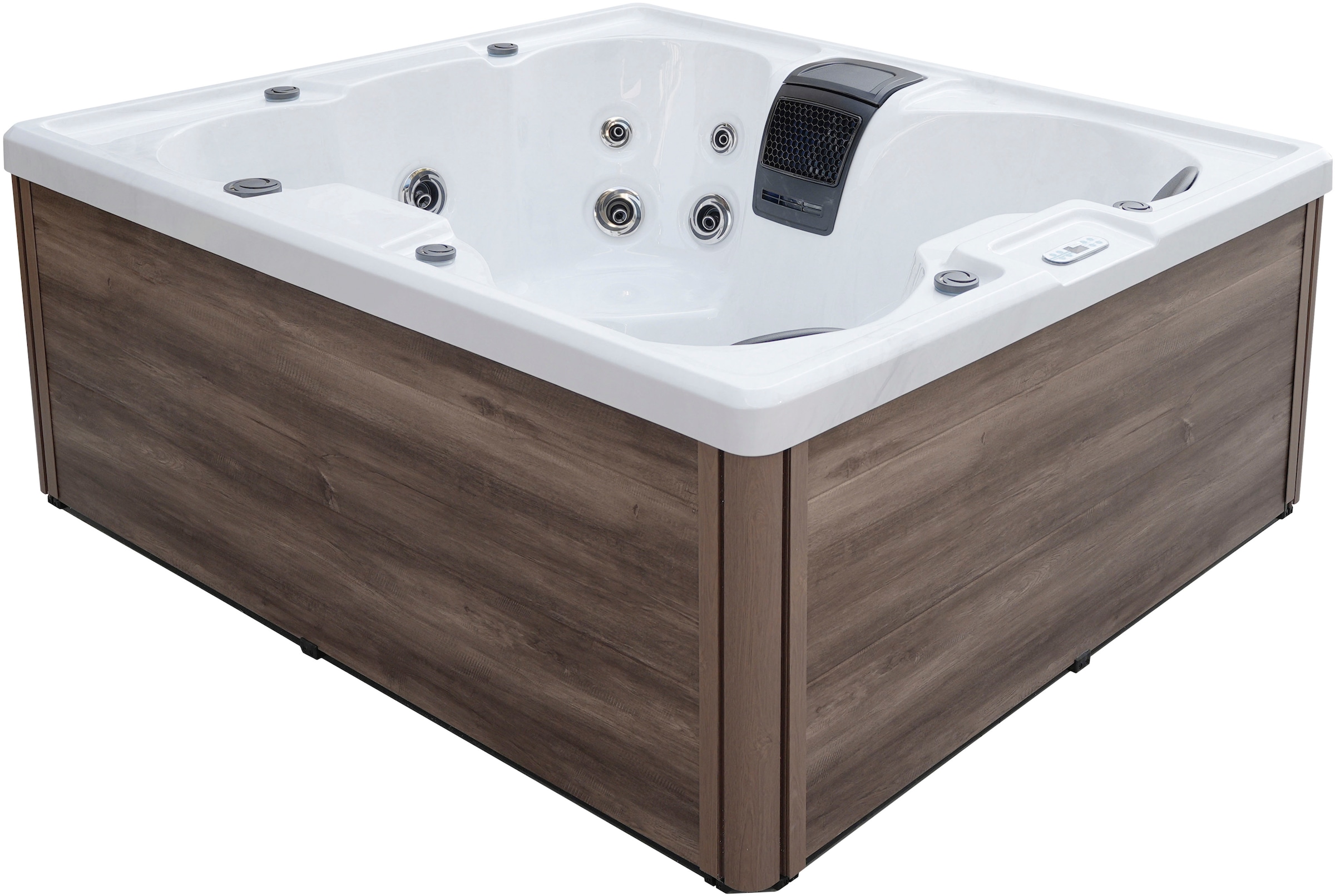 Sanotechnik Whirlpool »CATANIA«, (Set), 210x108x82 cm, inkl. Abdeckung