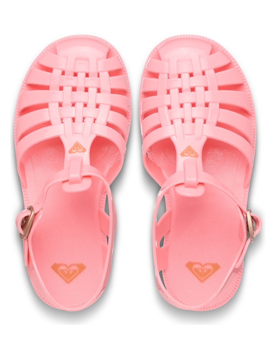Sandale ROXY "Rg The Croisette", Jungen, Gr. 4,5(36), plumeria, Obermaterial:Obermaterial: 98% synthetisches Tr/ 2% Metall, Futter 100% synthetisches Tr, Laufsohle: 100% synthetisches Tr;, Schuhe Sandale 3