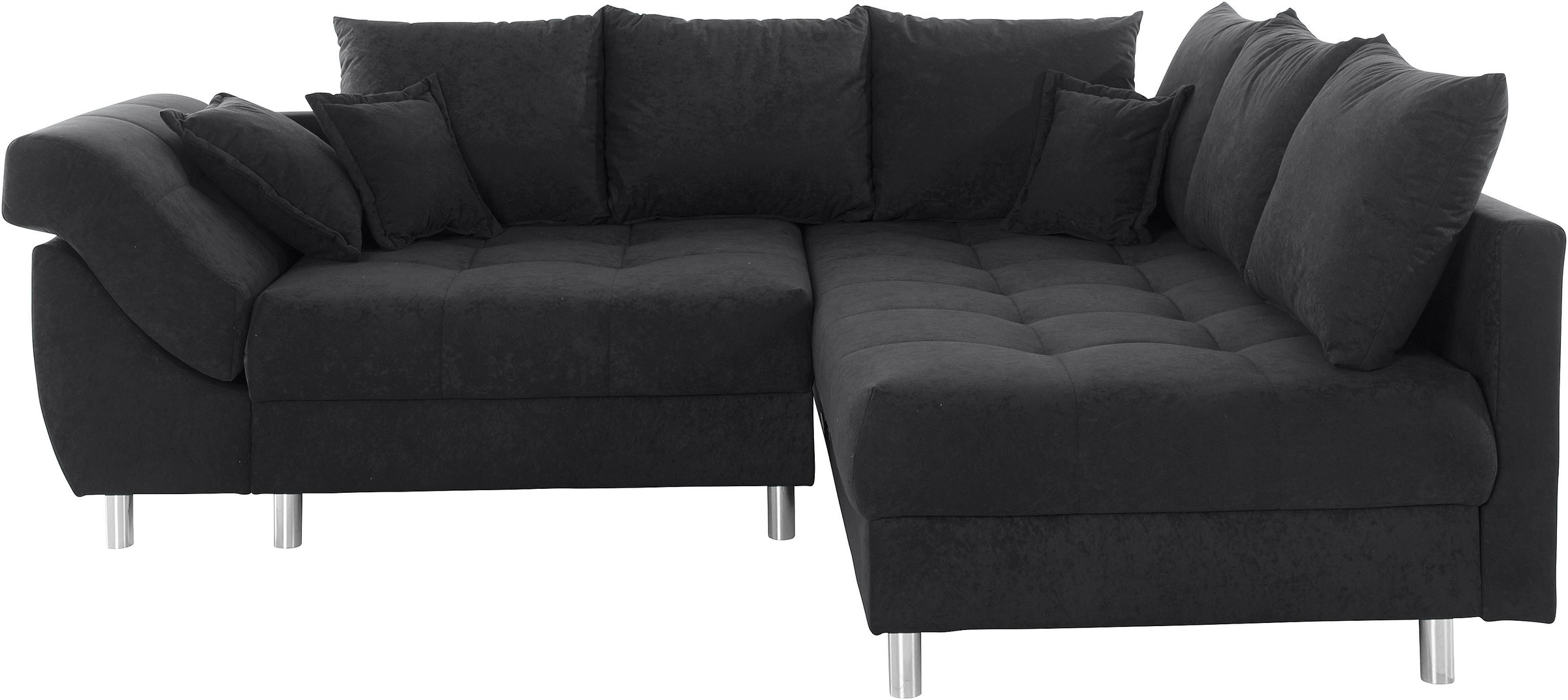 COLLECTION AB Ecksofa "Innsbruck L-Form, B: 247 cm" 3 Zierkissen, Federkern