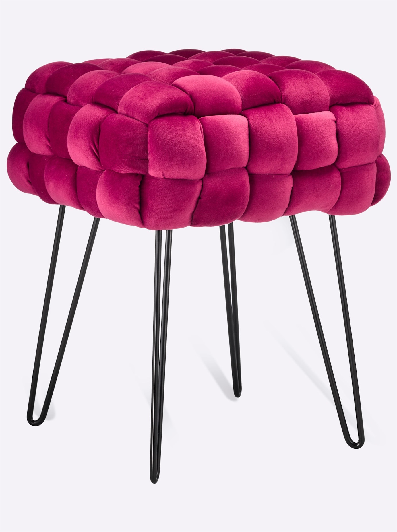 Hocker, B:37cm H:45cm T:37cm, pink, Hocker