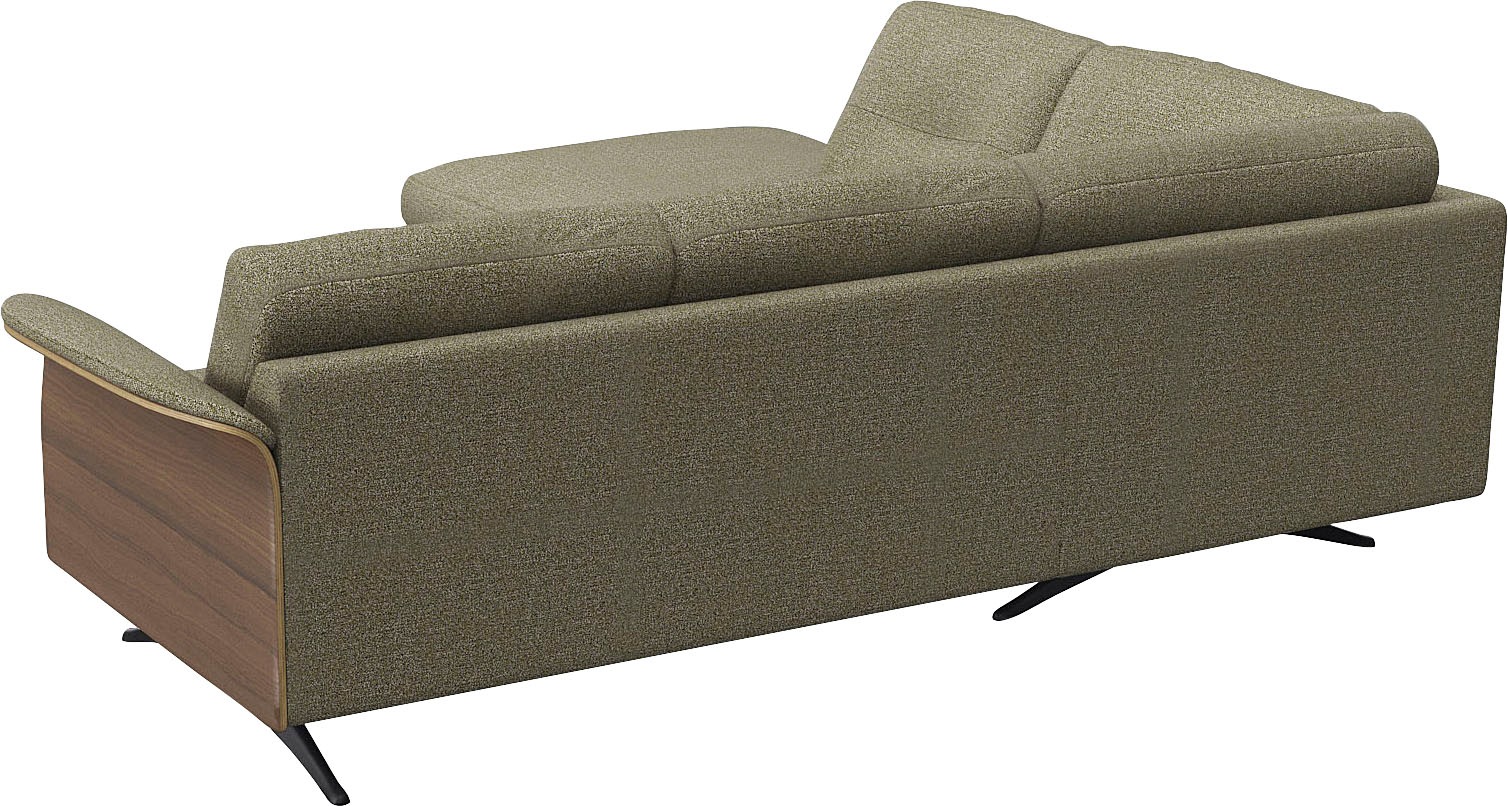 FLEXLUX Ecksofa »Glow, super bequem durch hochwertigem Sitzaufbau mit Federkern, L-Form«, Modernes skandinavisches Design