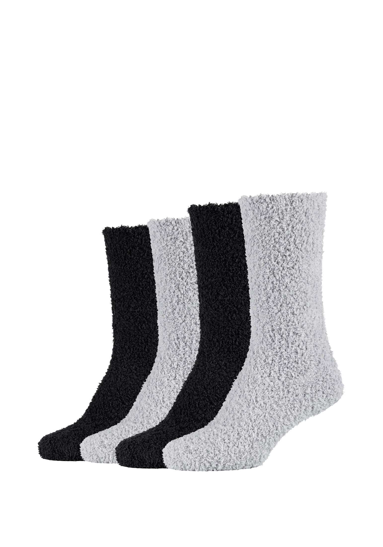Camano Socken "4er Pack" 4er Pack Superbequem: weiche und warme Kuschelsocken, 4er Pack