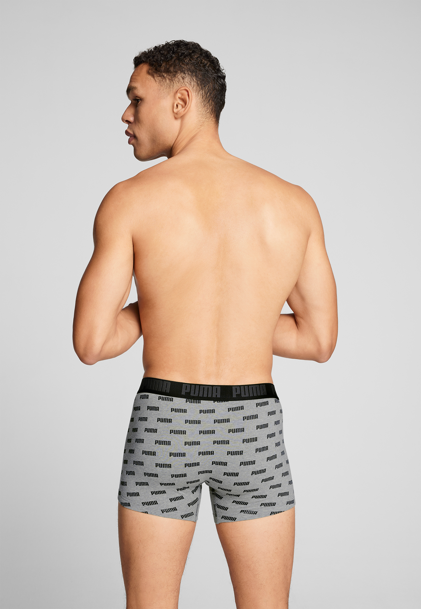 PUMA Boxer, (Packung, 2er-Pack), mit Allover Puma Druck