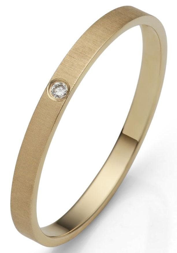 Firetti Trauring »Schmuck Geschenk Gold 375 Hochzeit Ehering "LIEBE"«, Made in Germany, wahlweise mit oder ohne Brillant