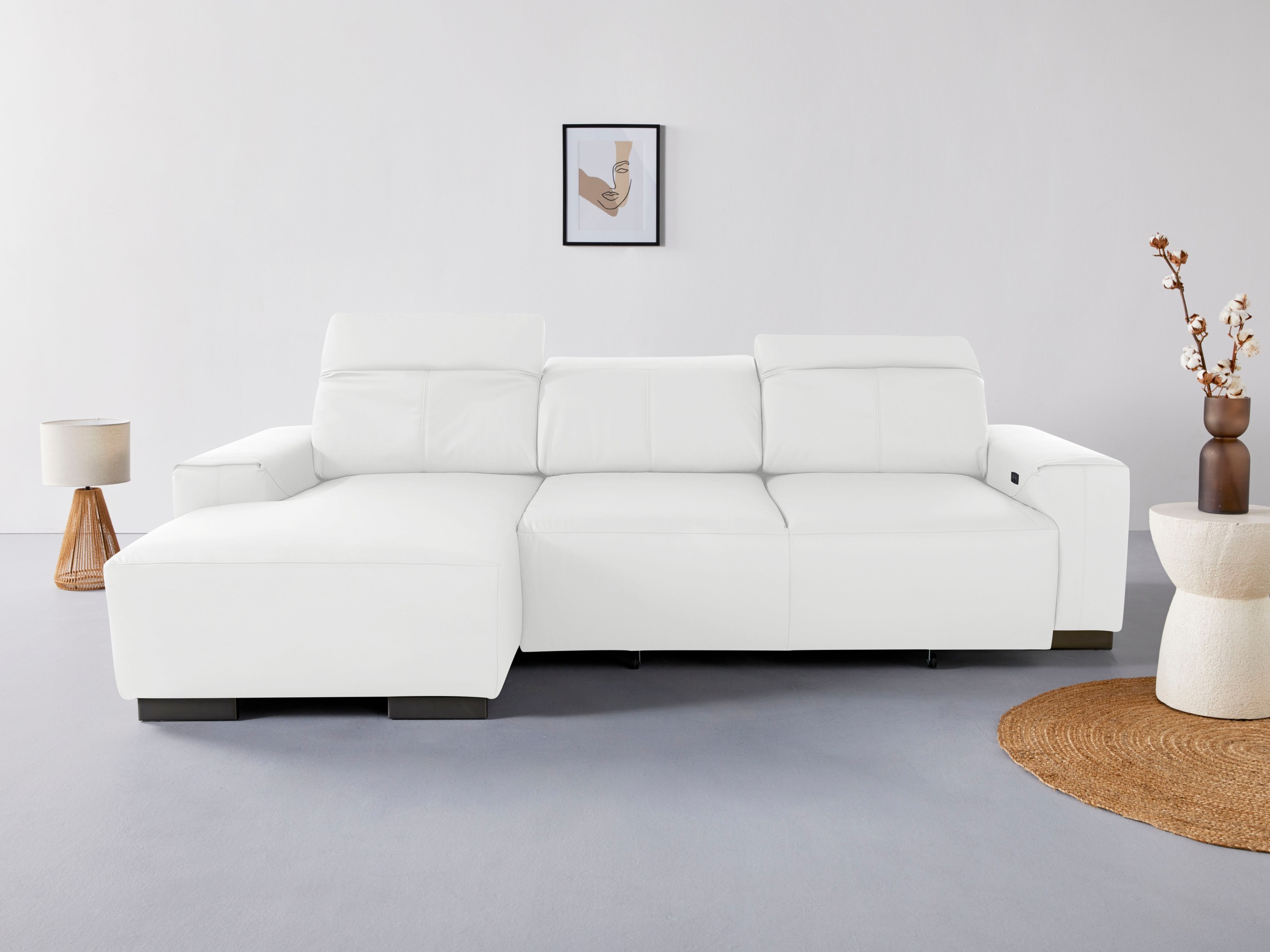 BAUR bestellen elektrischer Sofa, mit Kofteilverstellung Sitztiefenverstellung und | COTTA